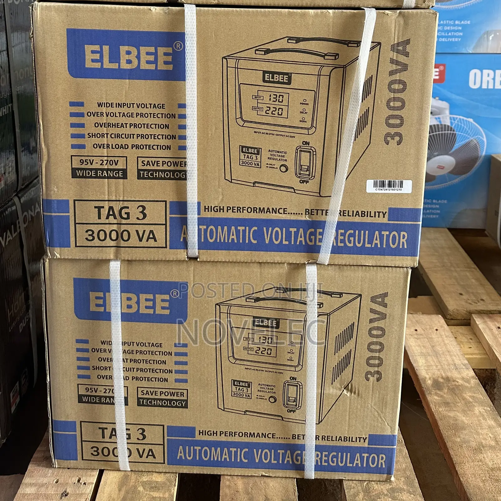 Elbee Tag 3 3000va Voltage Regulator