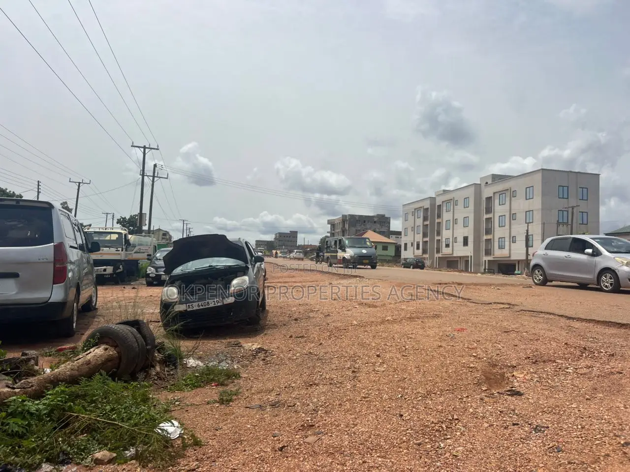 Roadside Land for Sale at Adenta