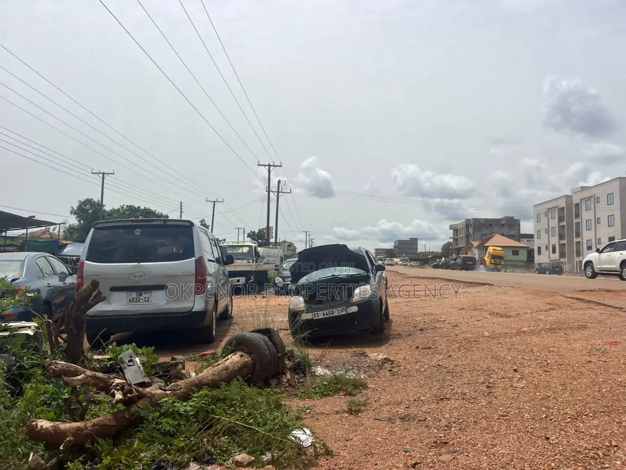 Roadside Land for Sale at Adenta