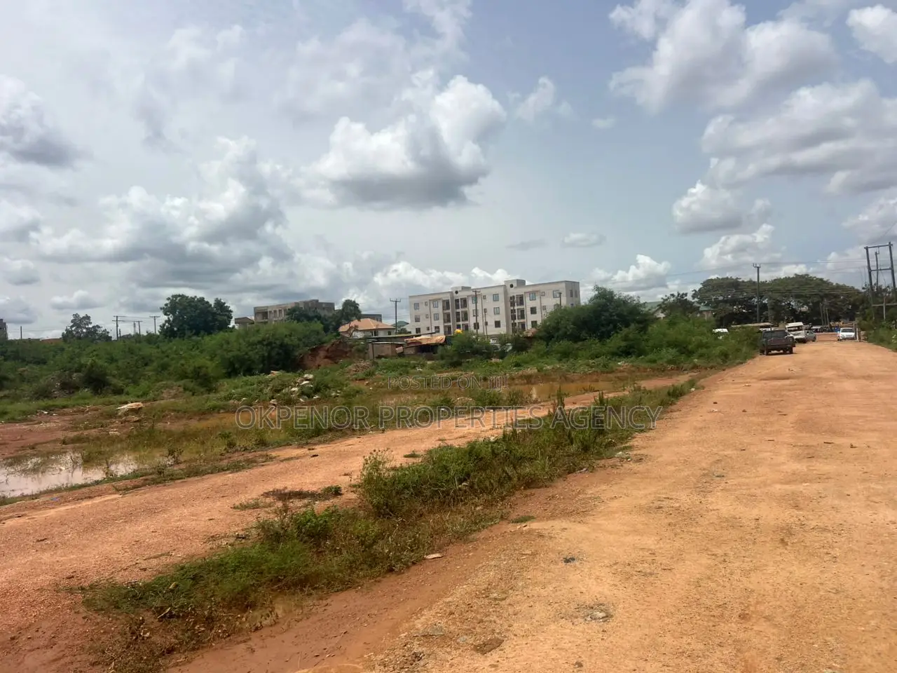 Roadside Land for Sale at Adenta