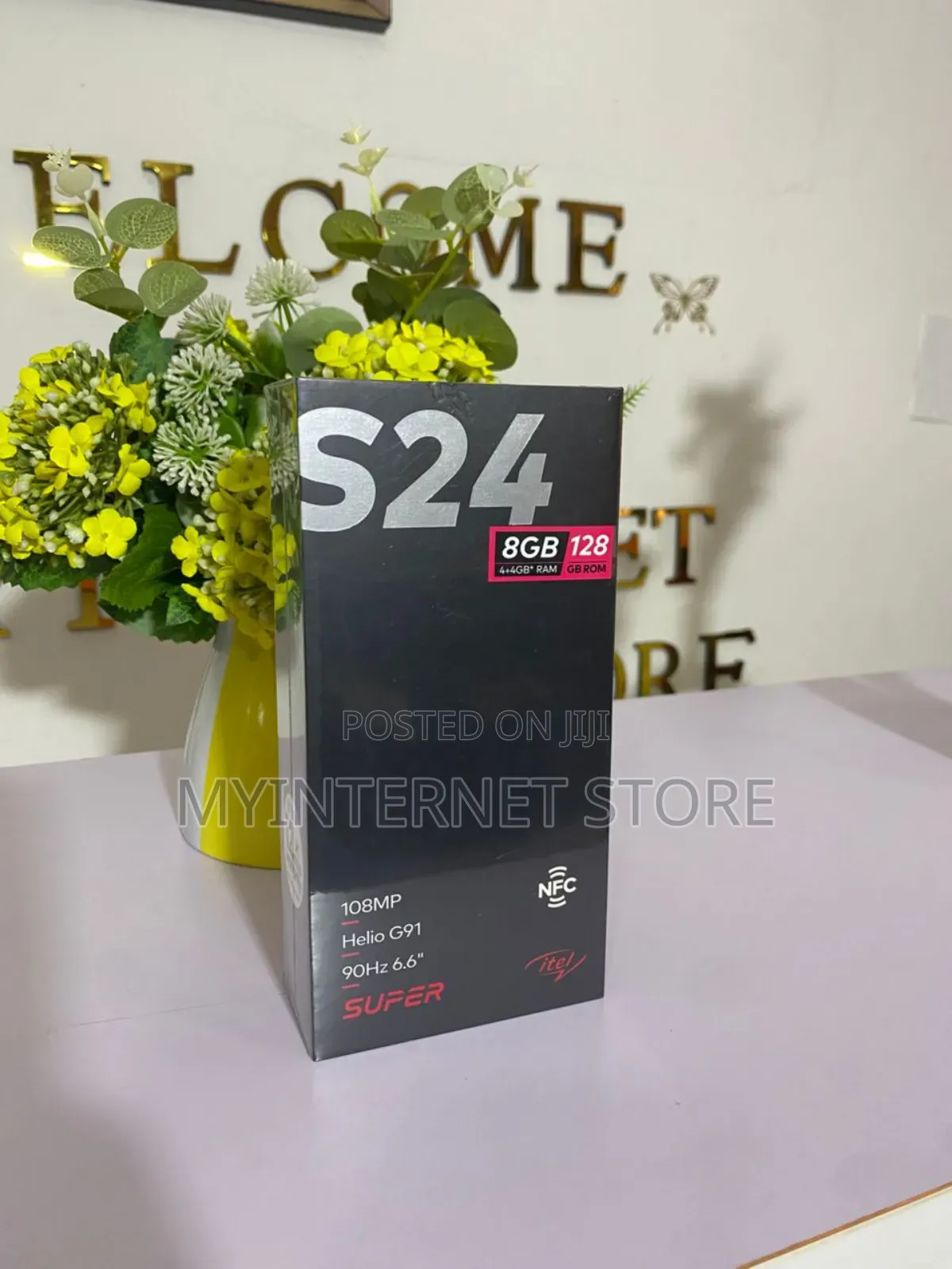 New Itel S24 128 GB Black