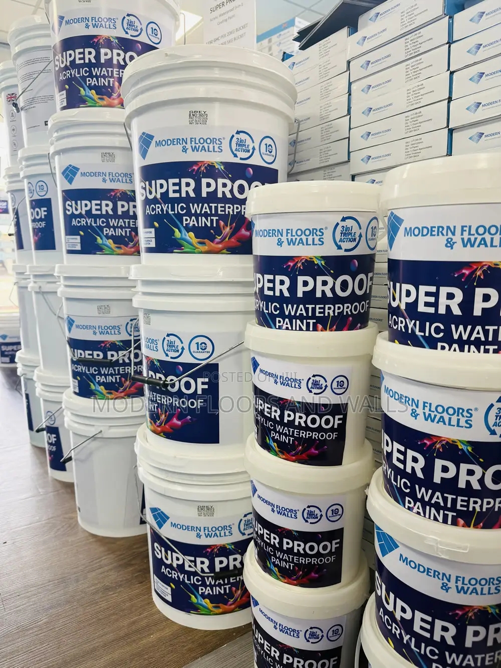 Super Proof 3-in-1 Acrylic Waterproof Paint Coating 20kg