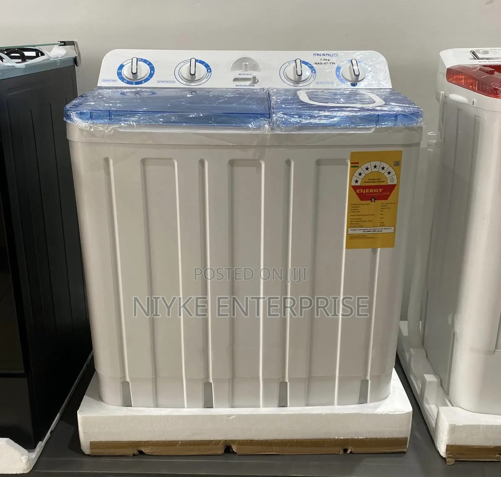 Nasco 7kg Twin Tub Washing Machine (Model Nas-07-tw)