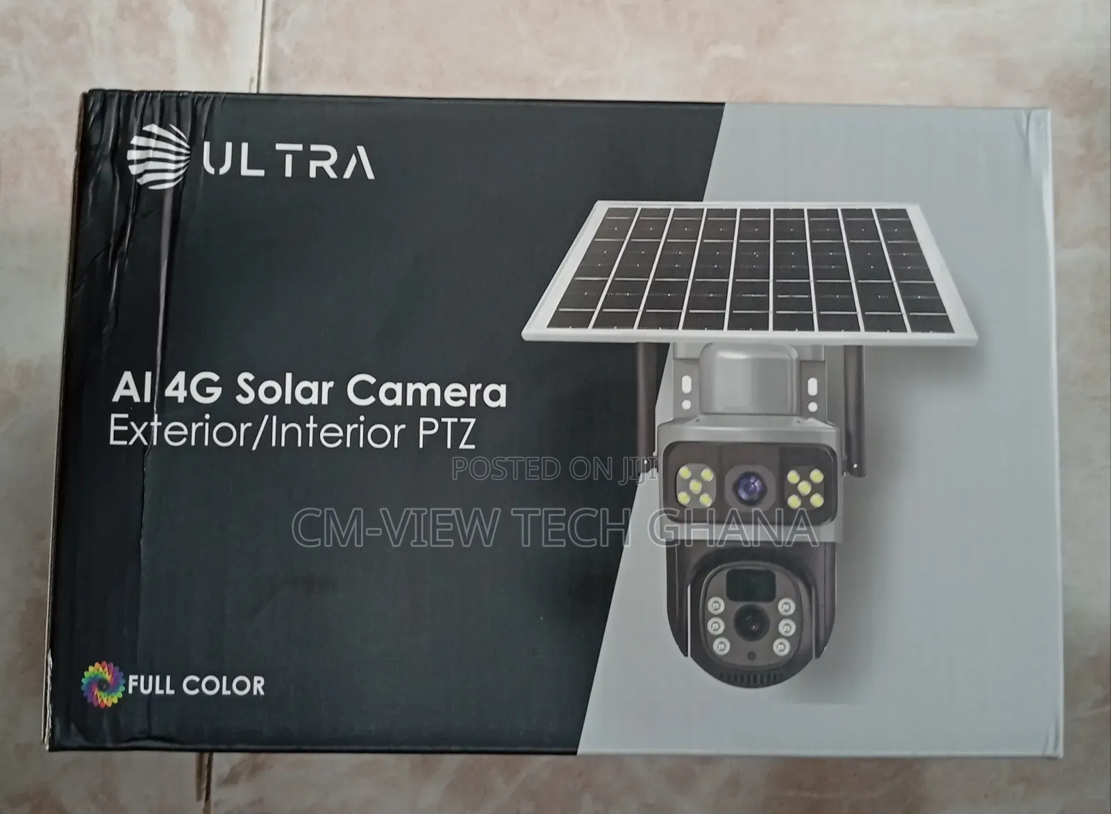 Double Lens Ultra Solar Wifi PTZ Camera (Full Colour)