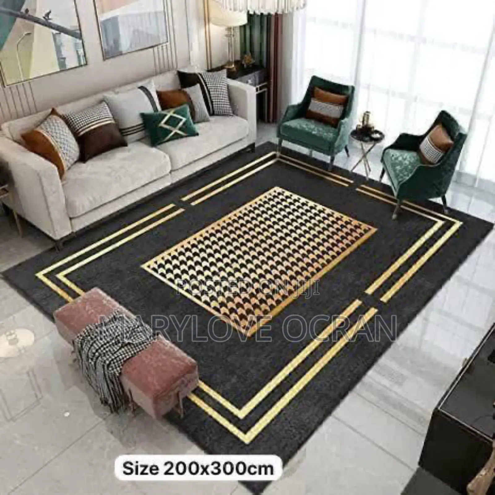 Modern 3d Centre Carpet (200×300 Cm)