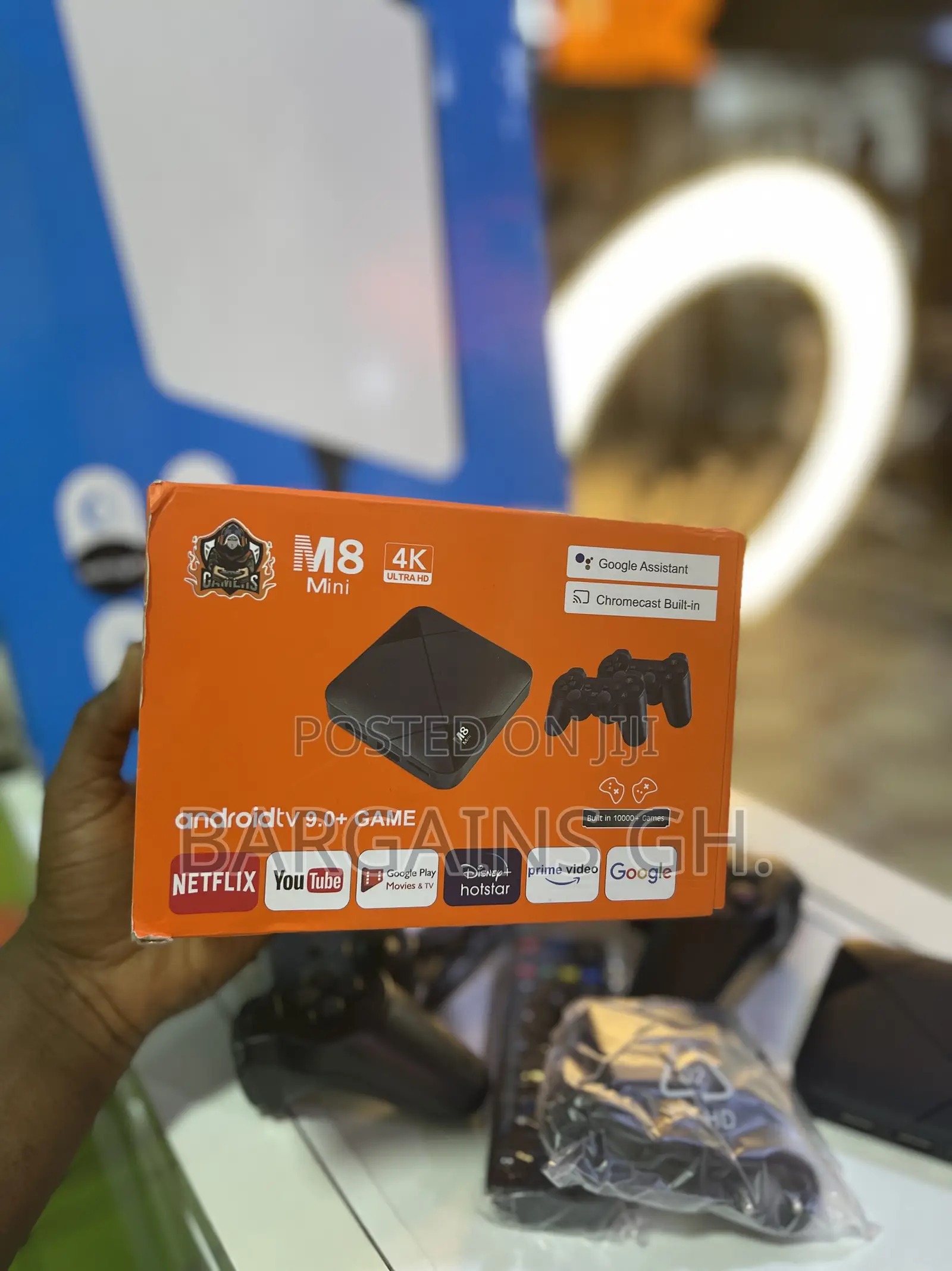 M8 Mini Android Smart Tv Box and Retro Game Console