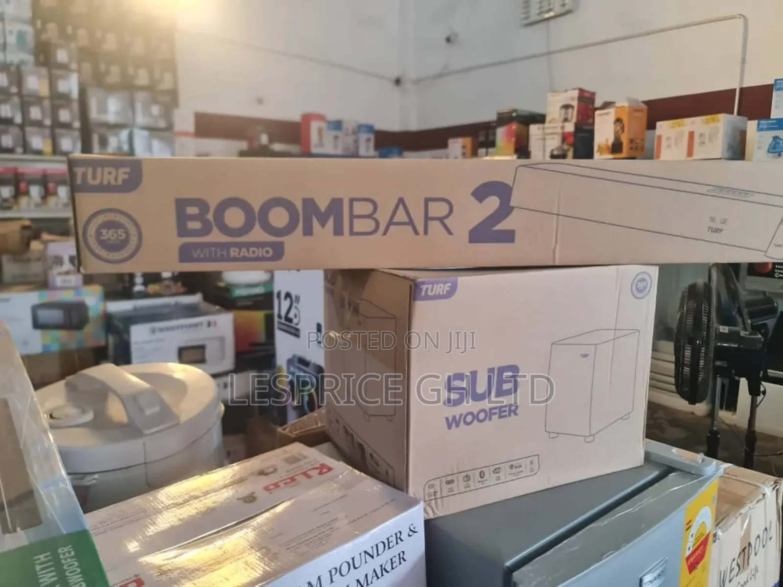 Radio Soundbar ~ Turf Boombar2 Bluetooth With Woofer