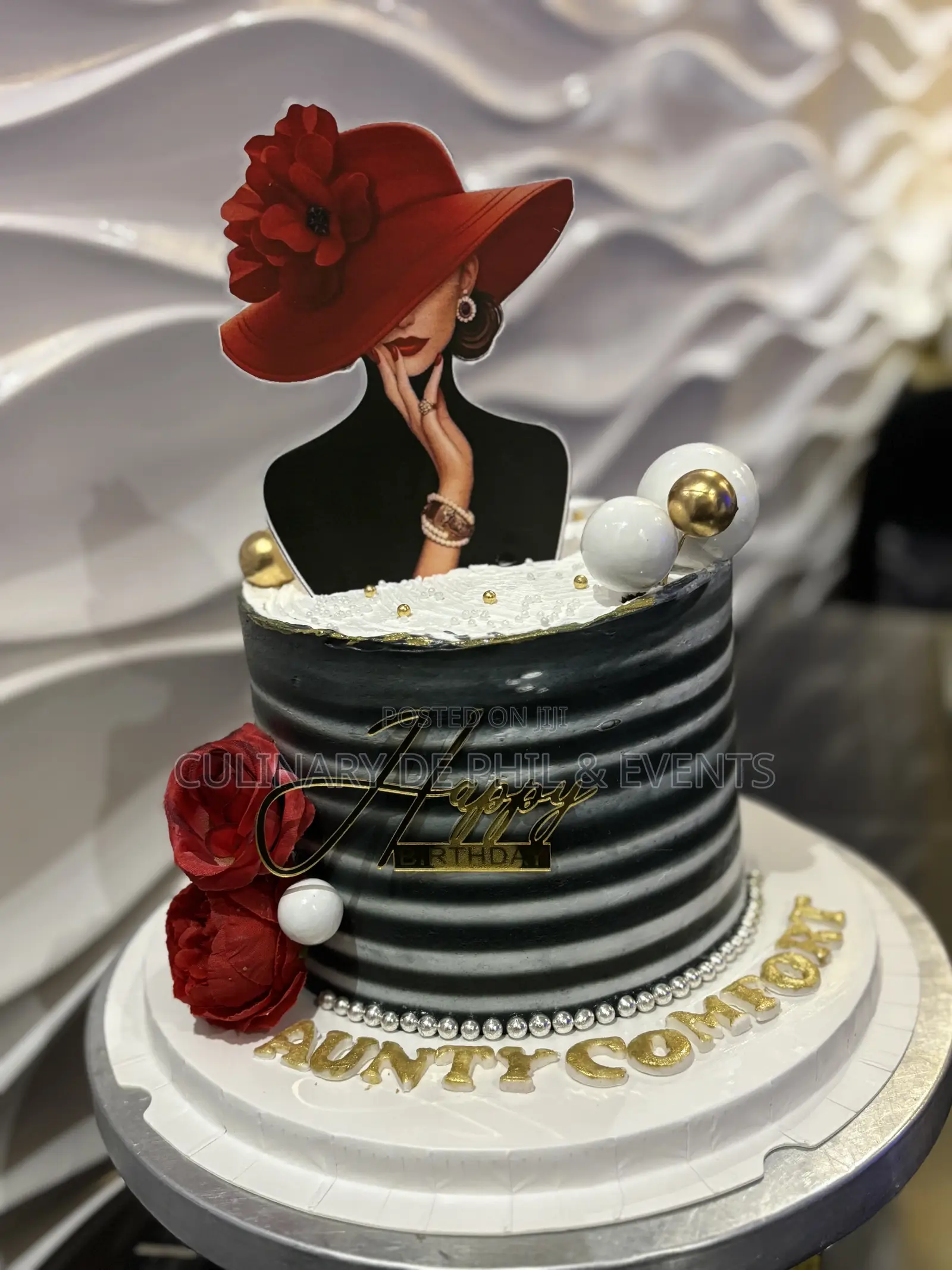 Black and White Cake