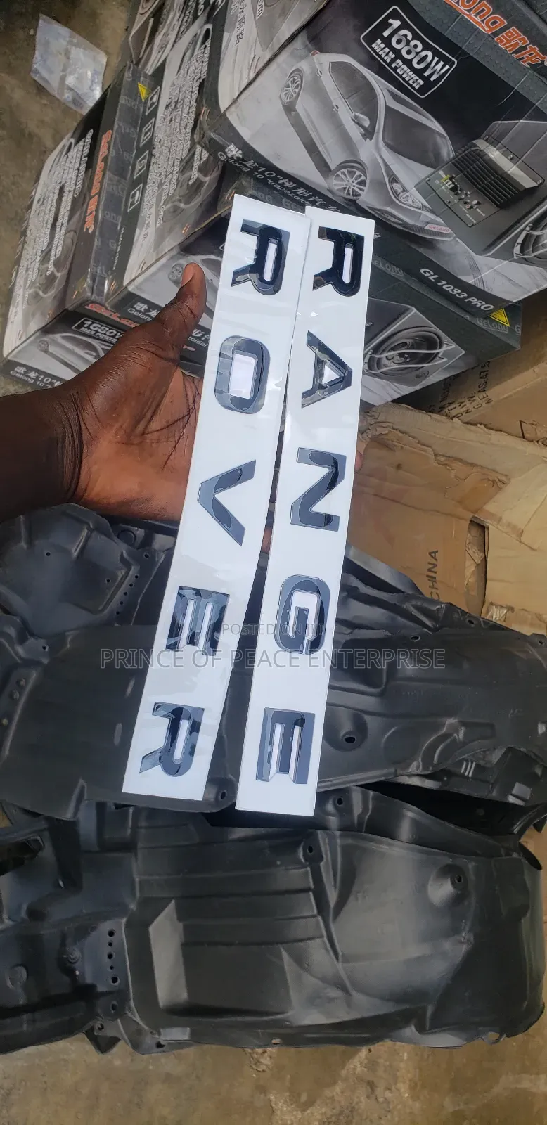 Range Rover Alphabet Writings