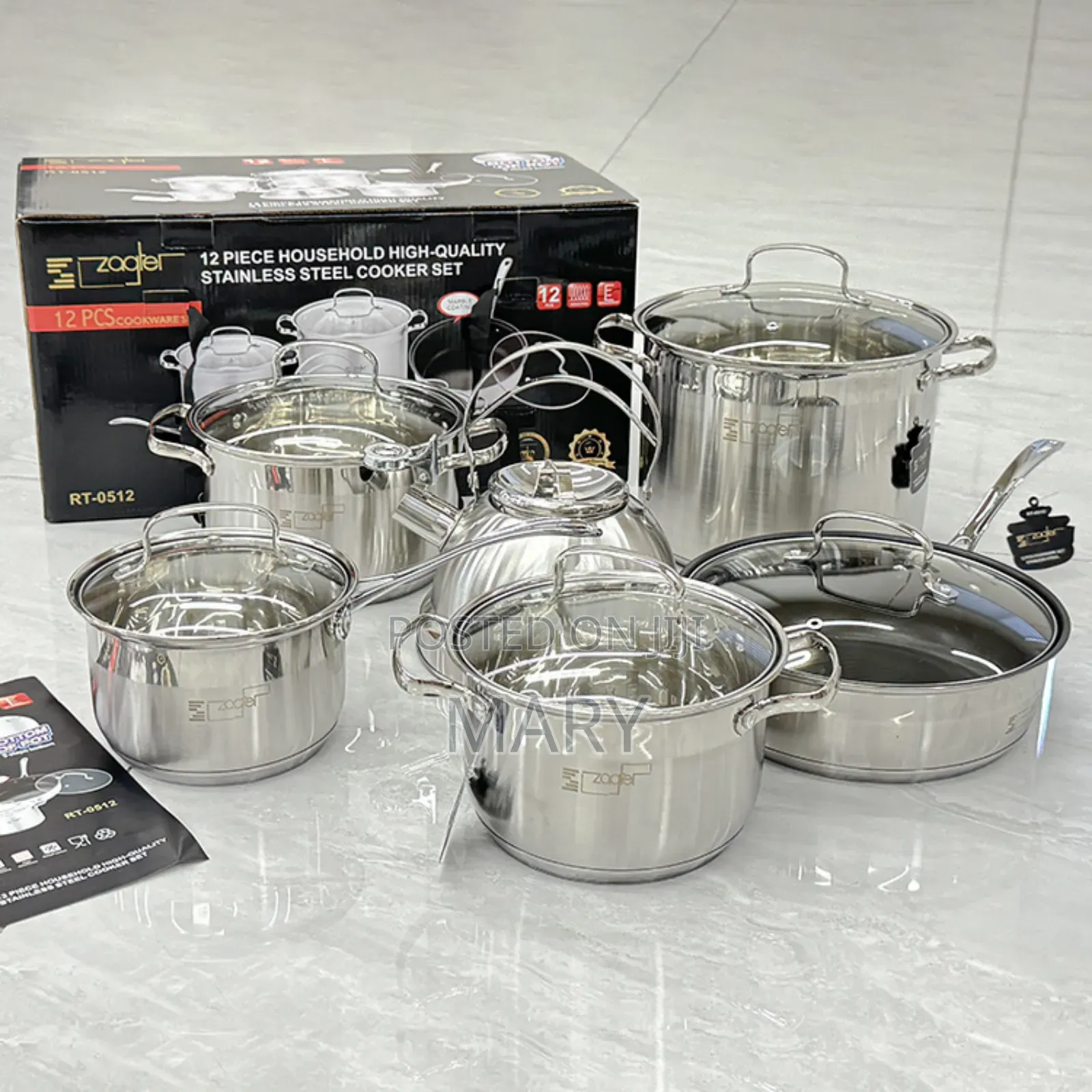 Zepter Stainless Steel Cookware Set
