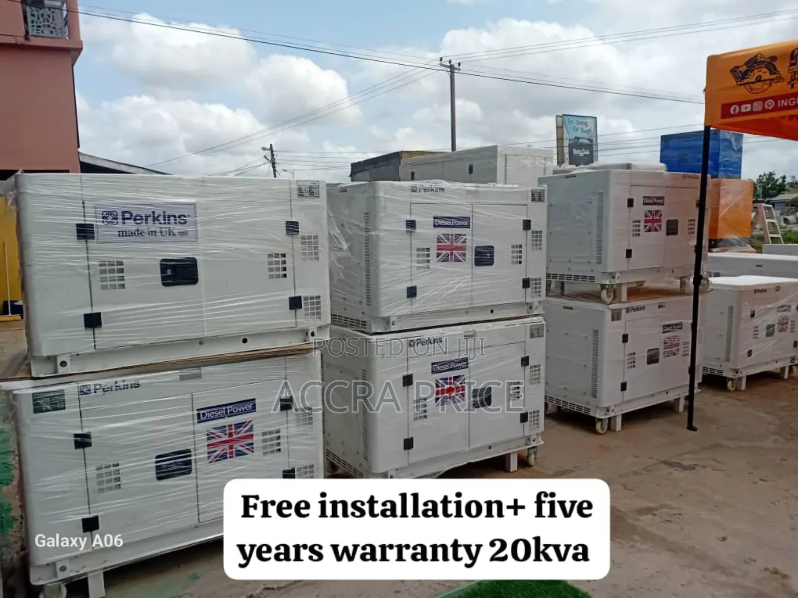 Unadulterated Perkins Generator Diesel 20kva Diesel Gen Uk