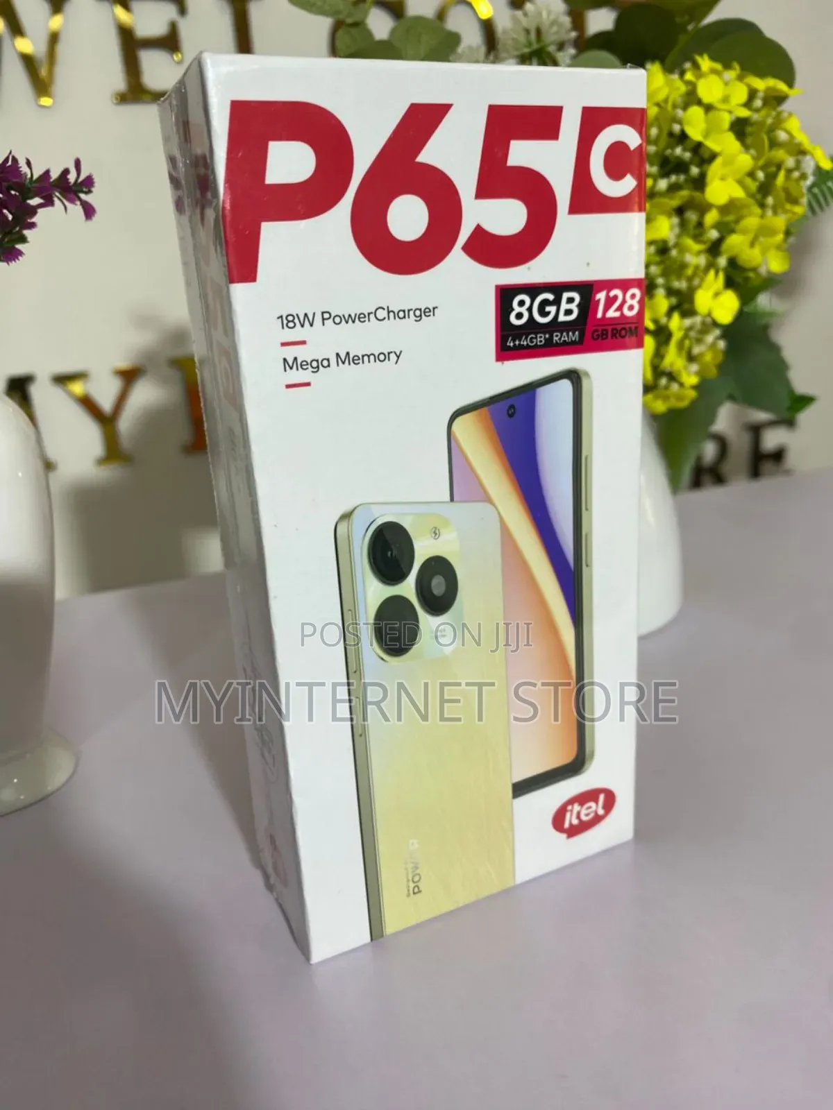 New Itel P65C 128 GB Blue