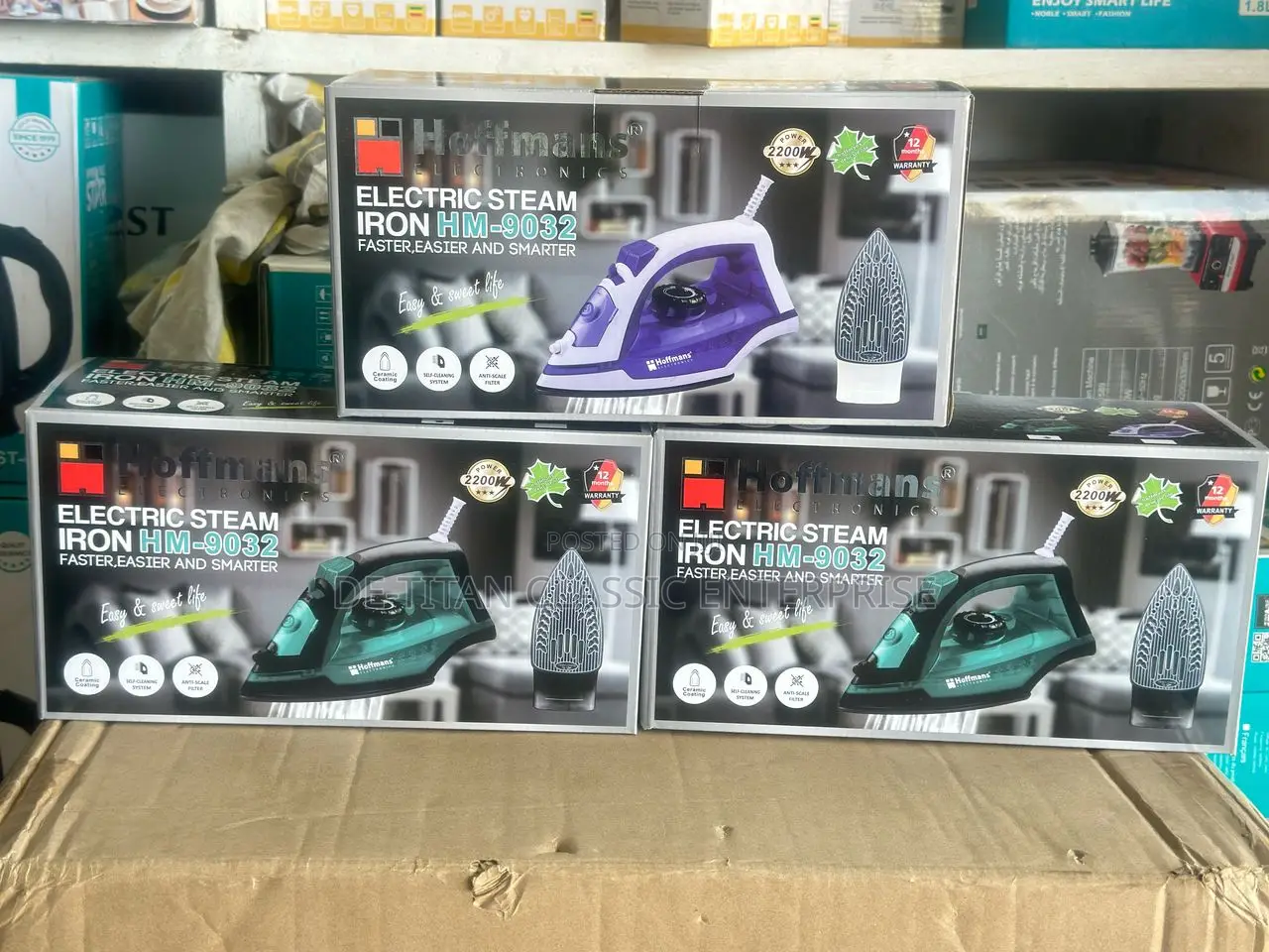 High Quality Professional Dual Dry/Steam Iron