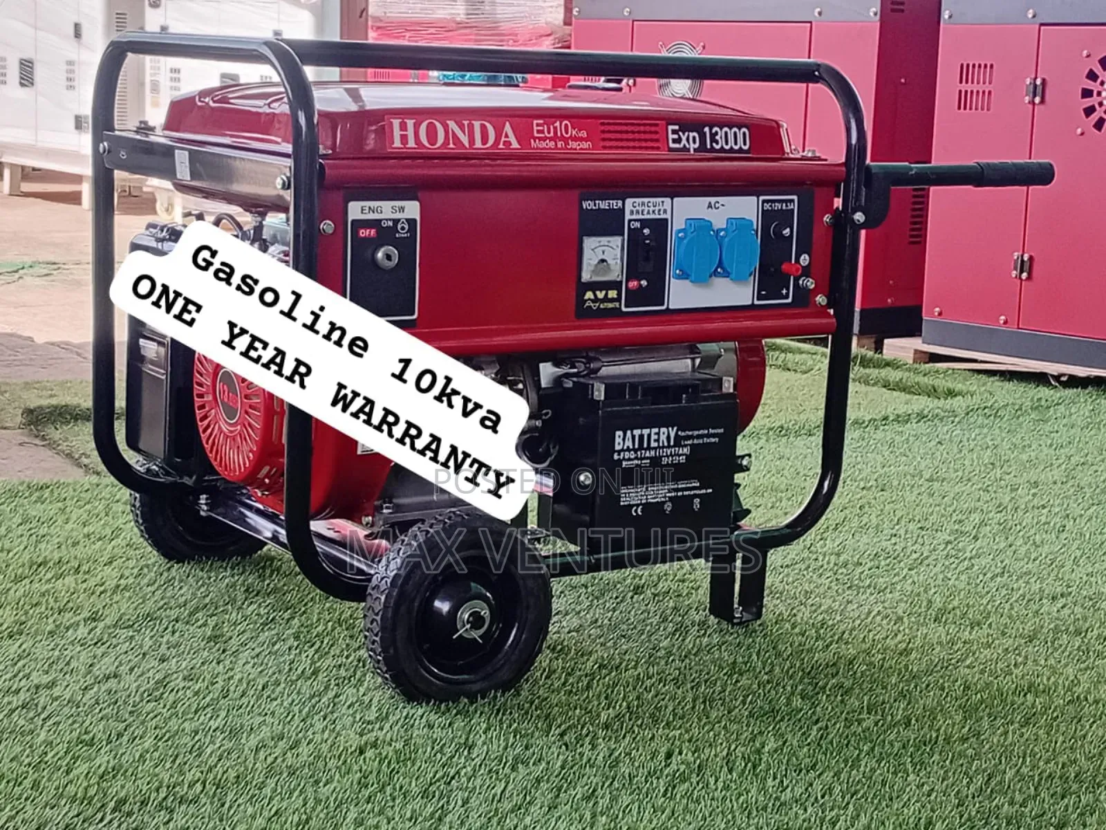 Honda 10kva Petrol Petrol Key Start Generator for Residence