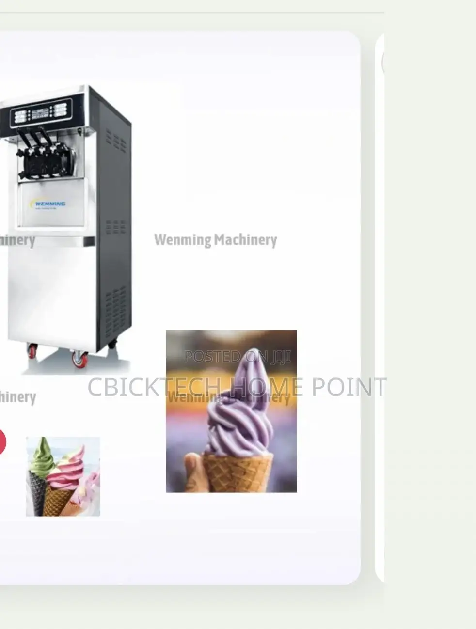 Standing Soft Ice Cream Machine