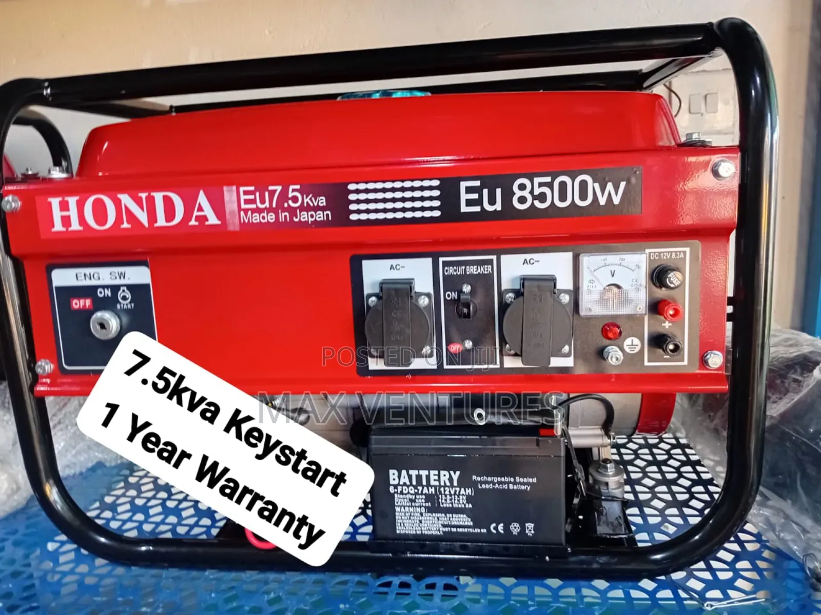 Honda Honda 7.5kva 8500watts Ultra Power Supply for Home