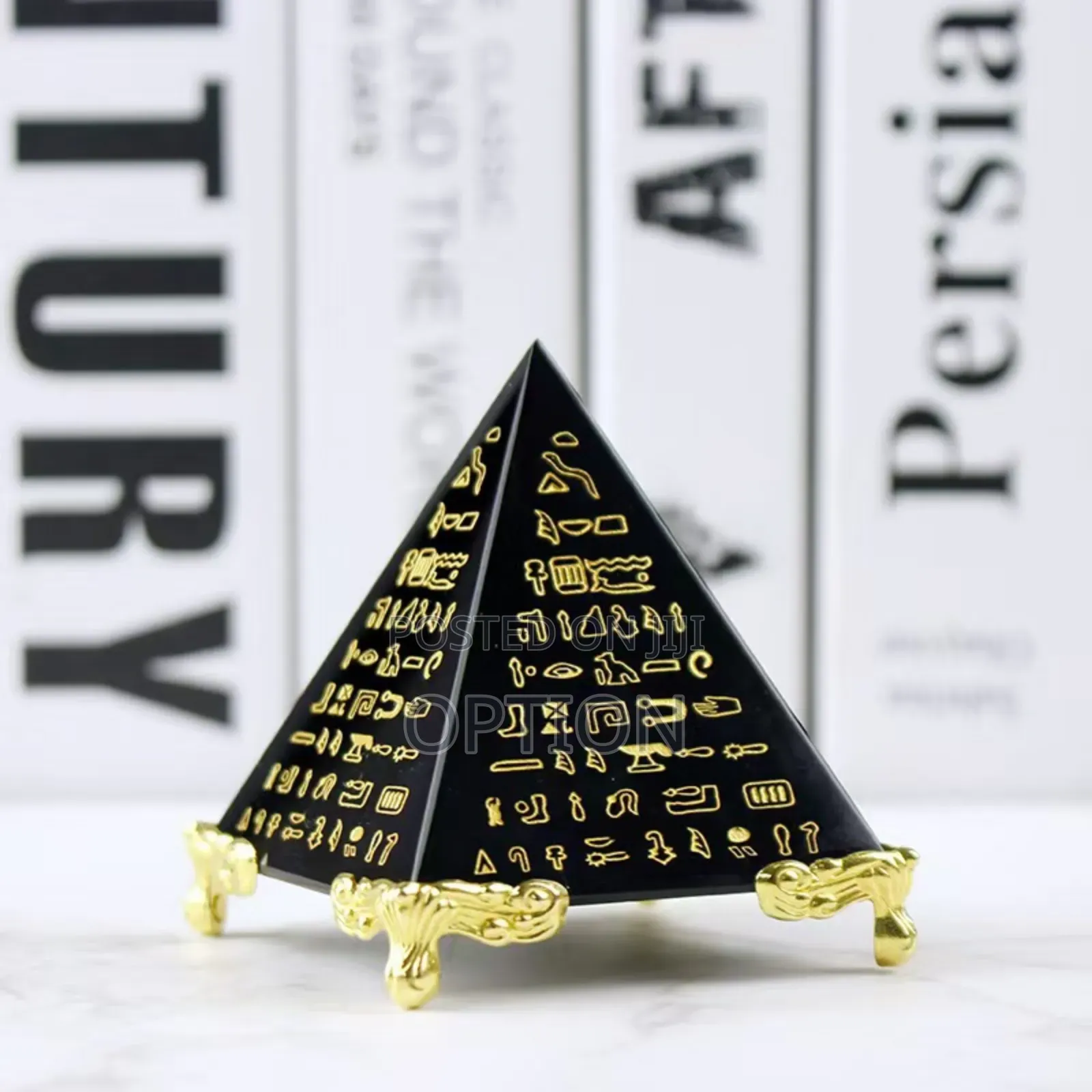 Crystal Zodiac Pyramid For Luck