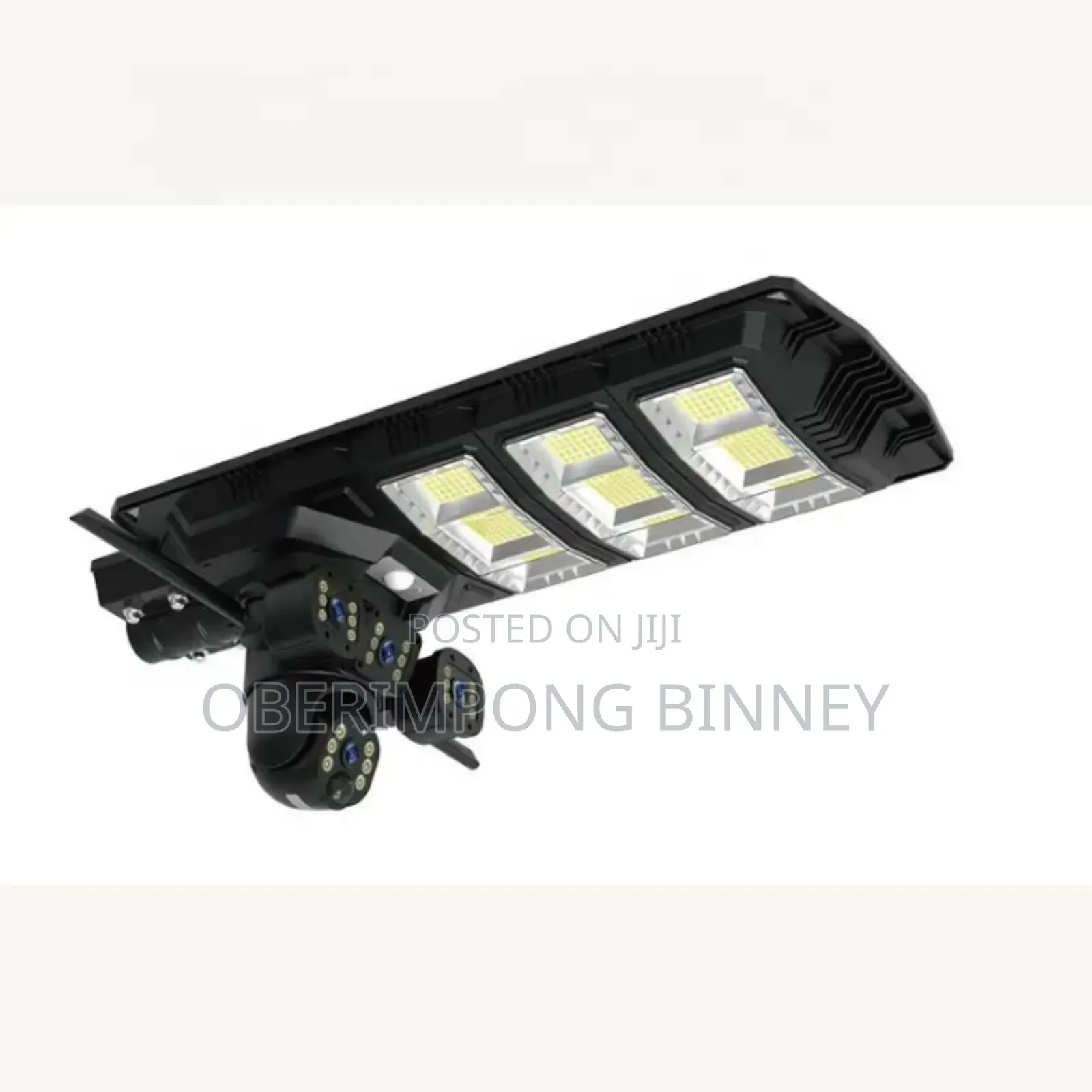 4g Solar Camera With Street Light Triple Lens Works All Sim