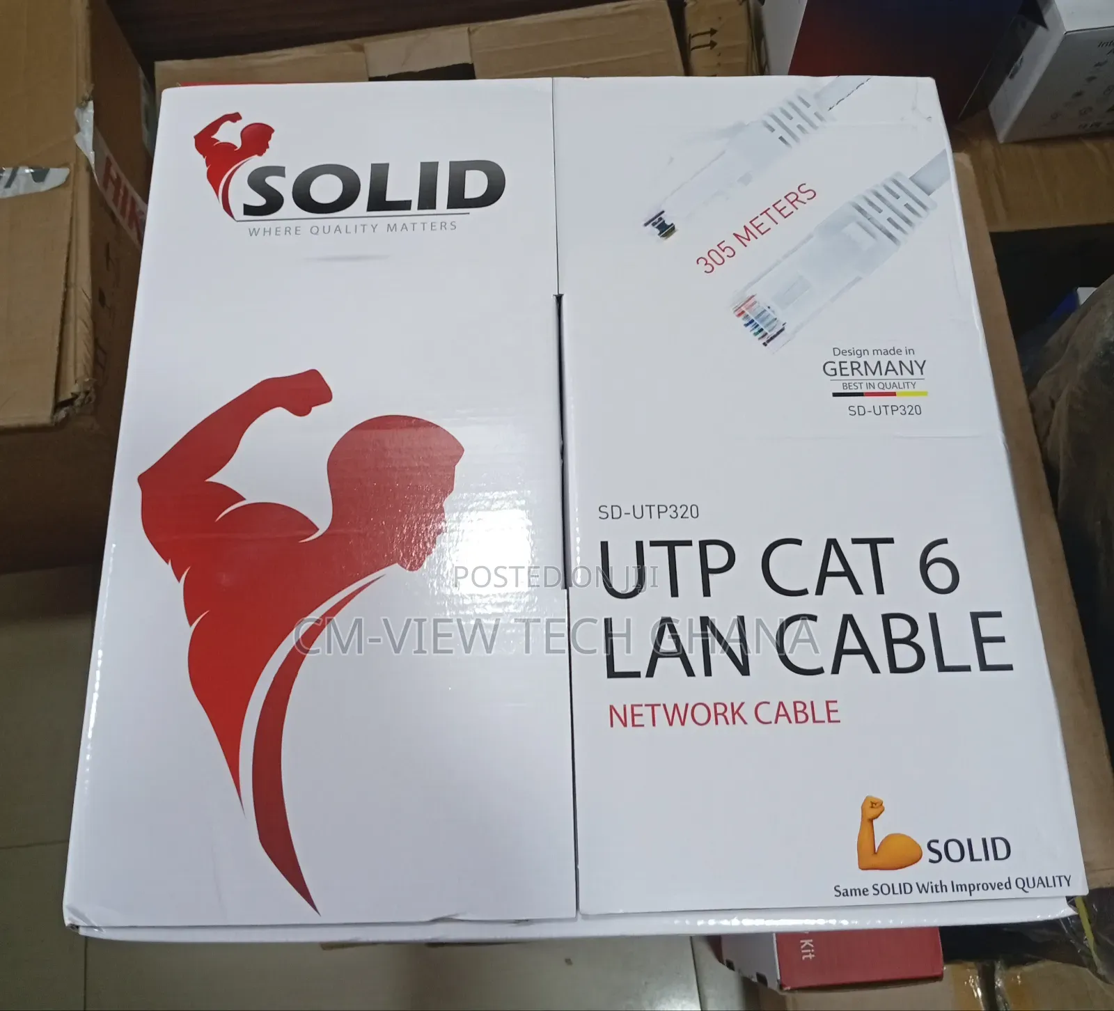 305m Solid Utp Indoor Cat6 Cable