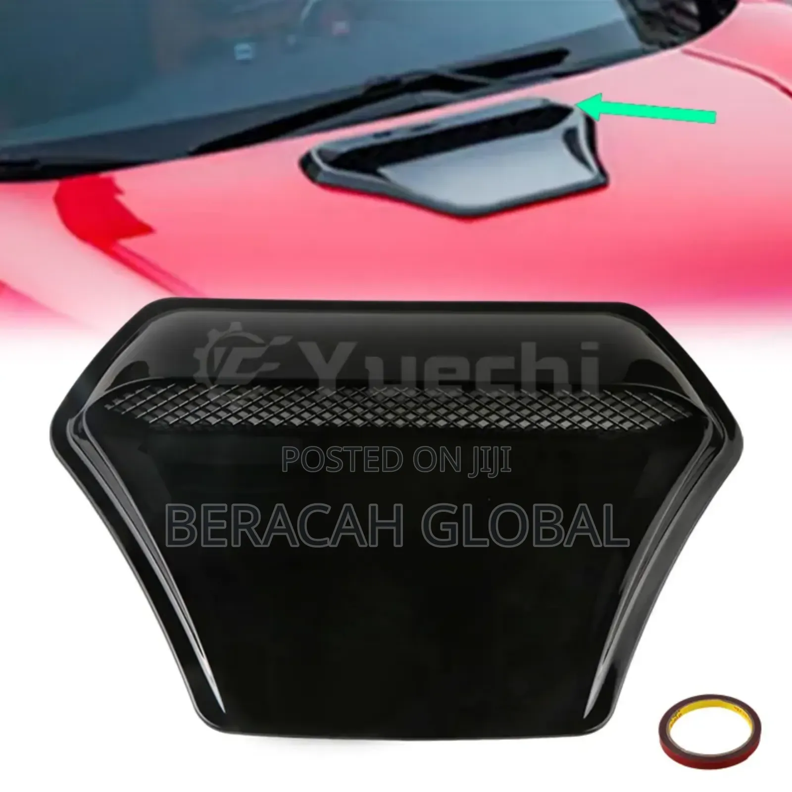 Bonnet Hood Vent Air Outlet Flat Type