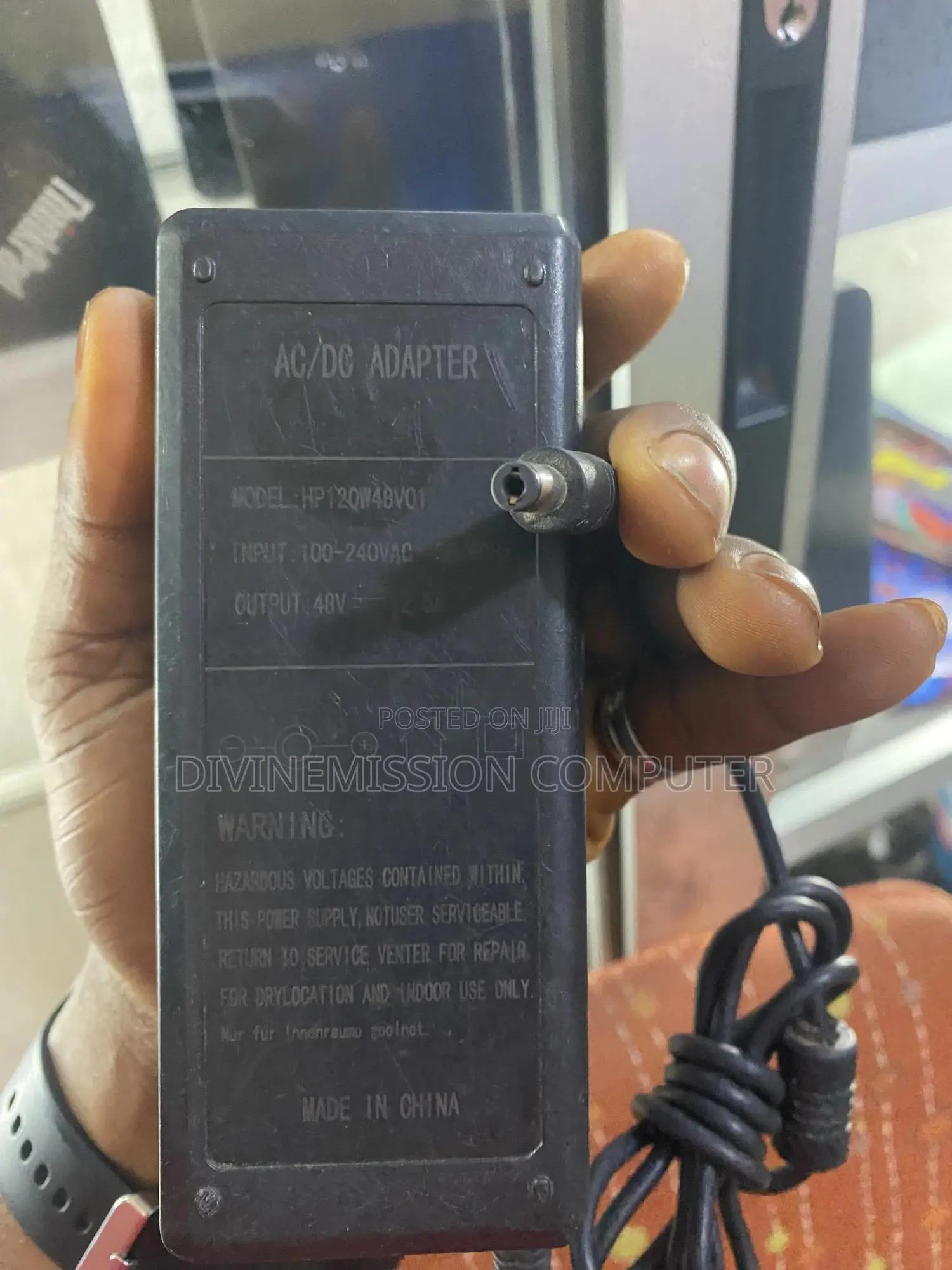 Ac/Dv Adapter 48v=2.5a for Electric Bike