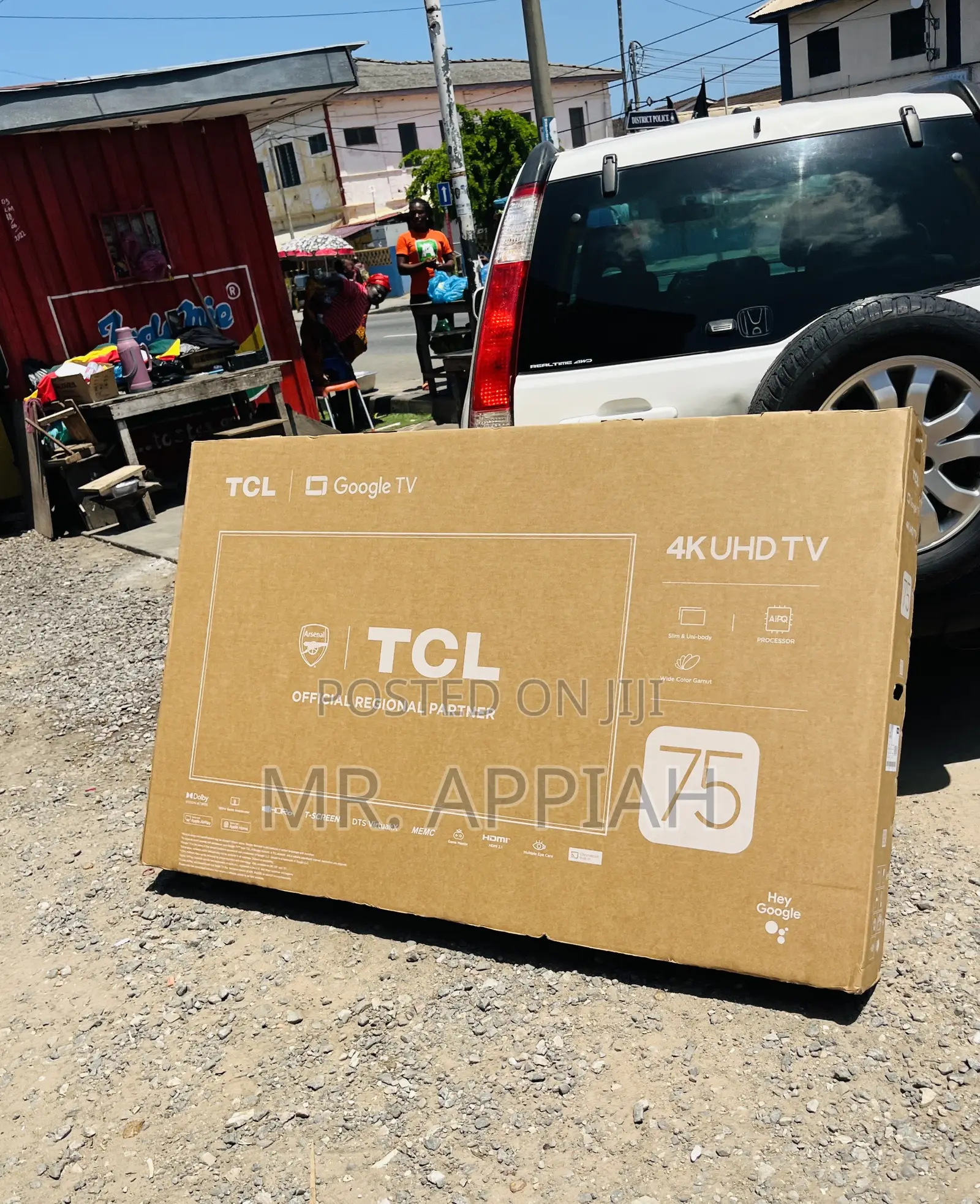 Awesome Tcl75p755 75” Uhd Smart Google Tv(Black).