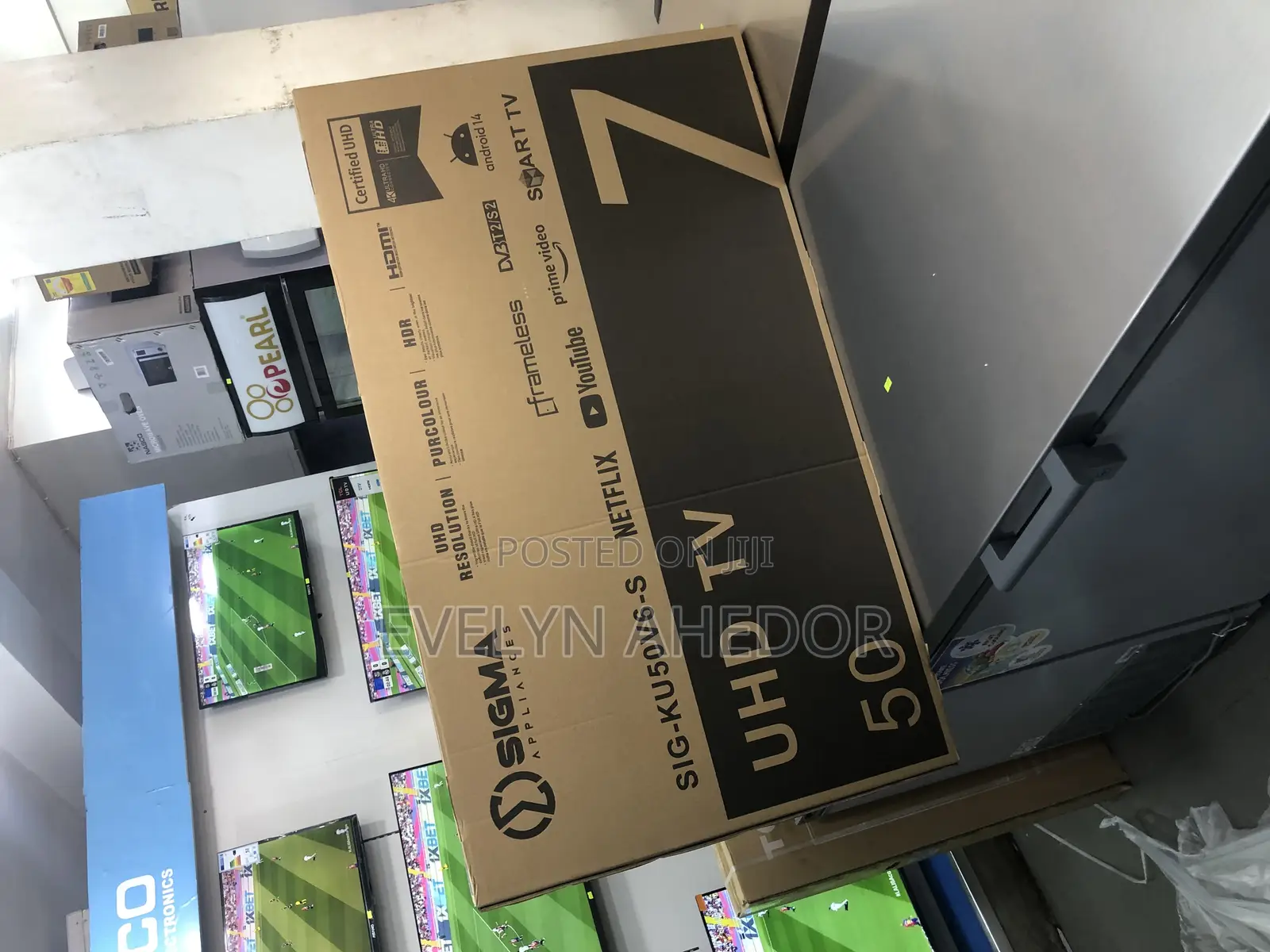 Best Sigma Tv 50 Inches Smart Android Available as Seen