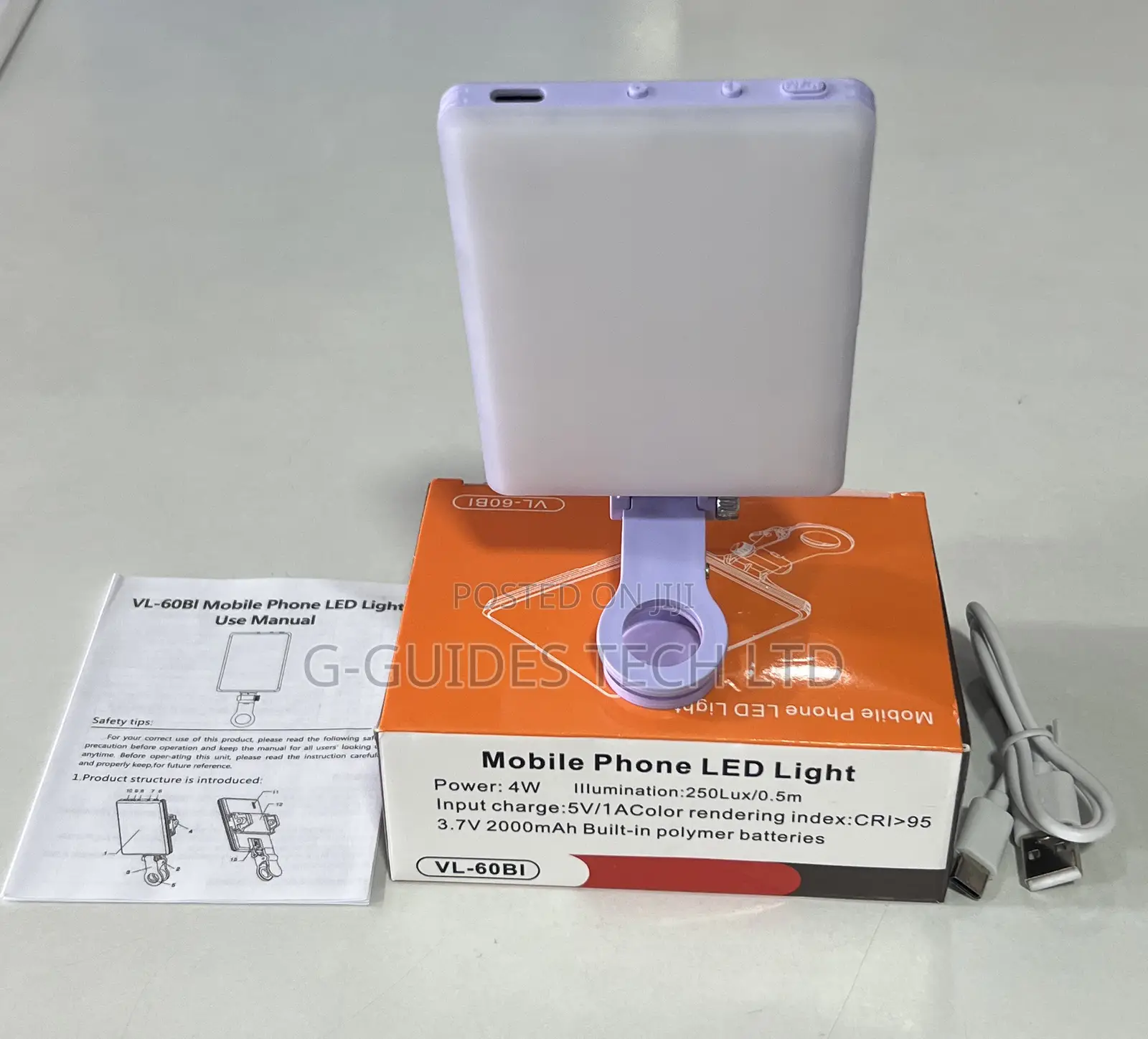 Vl-60bl Mobile Phone Led Light Rechargeable