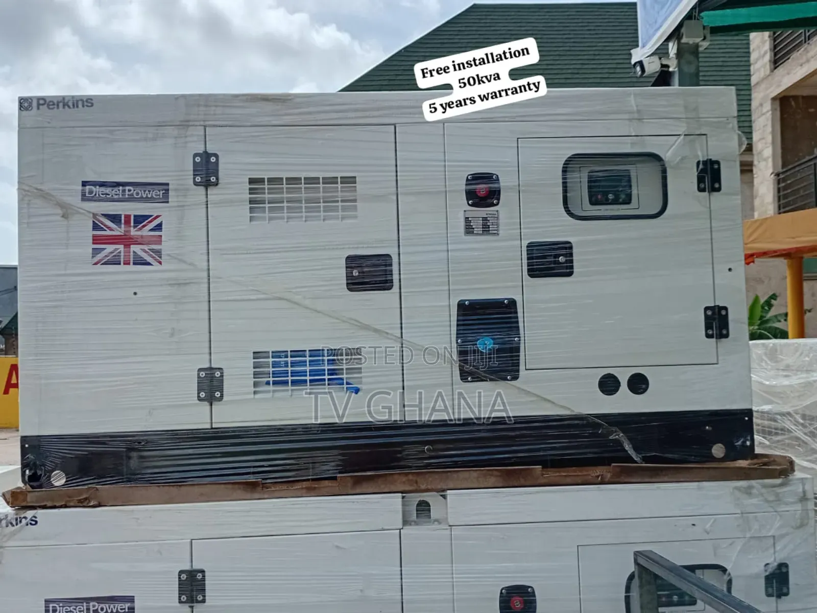 Embervault 50kva Silent Perkins 50kva Diesel
