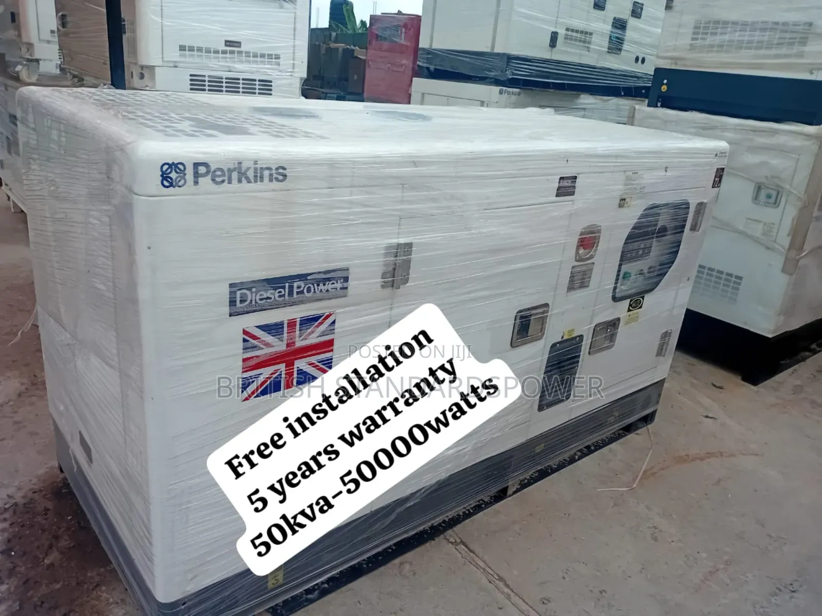 50kva Silent Diesel Genset for Telecommunications Diesel