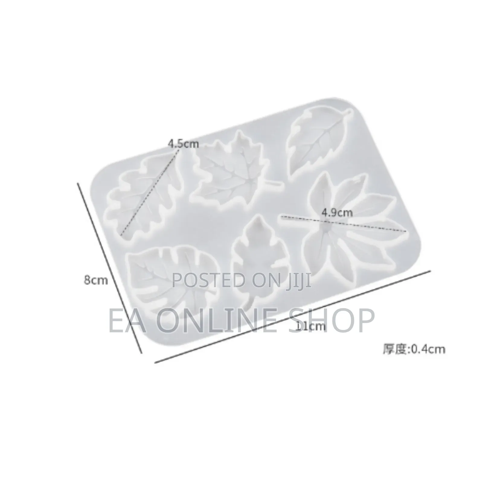 Leaf Flowers Pendent Earring Silicone Molds for Epoxy Resin
