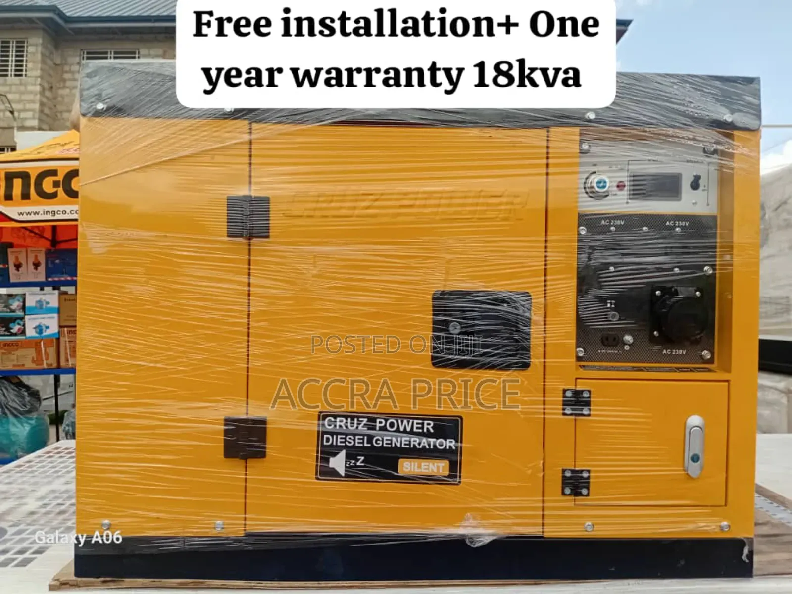 Power You Can Count on 18kva Cruzpower Diesel Generator 18kw