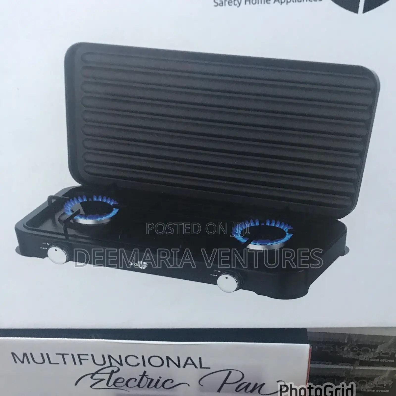 Starlux 2 Burner Deluxe Gas Stove (Sgs-6002b)