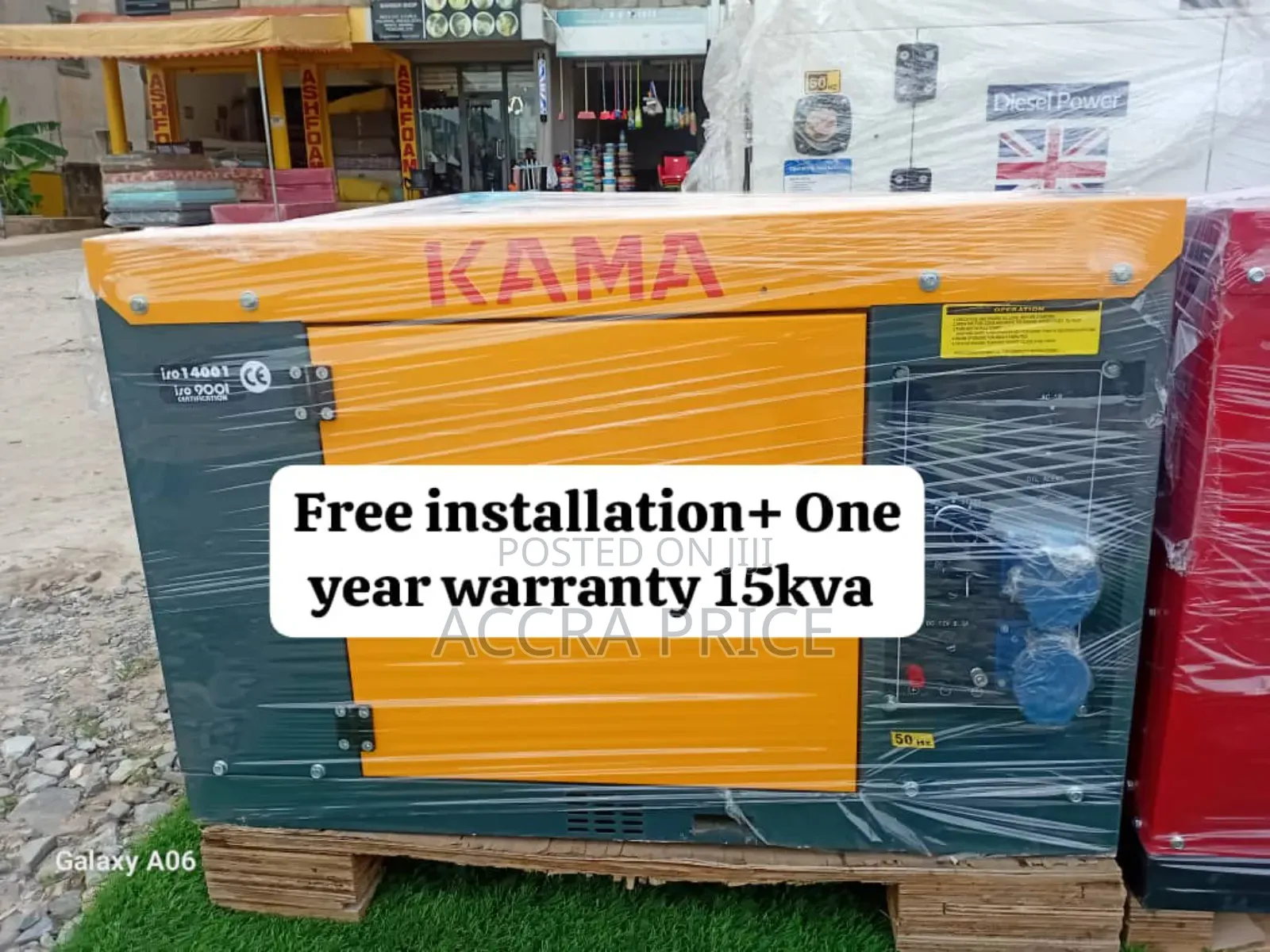 Smooth Power Delivery 15kva Diesel Genset Kama Genset Uk