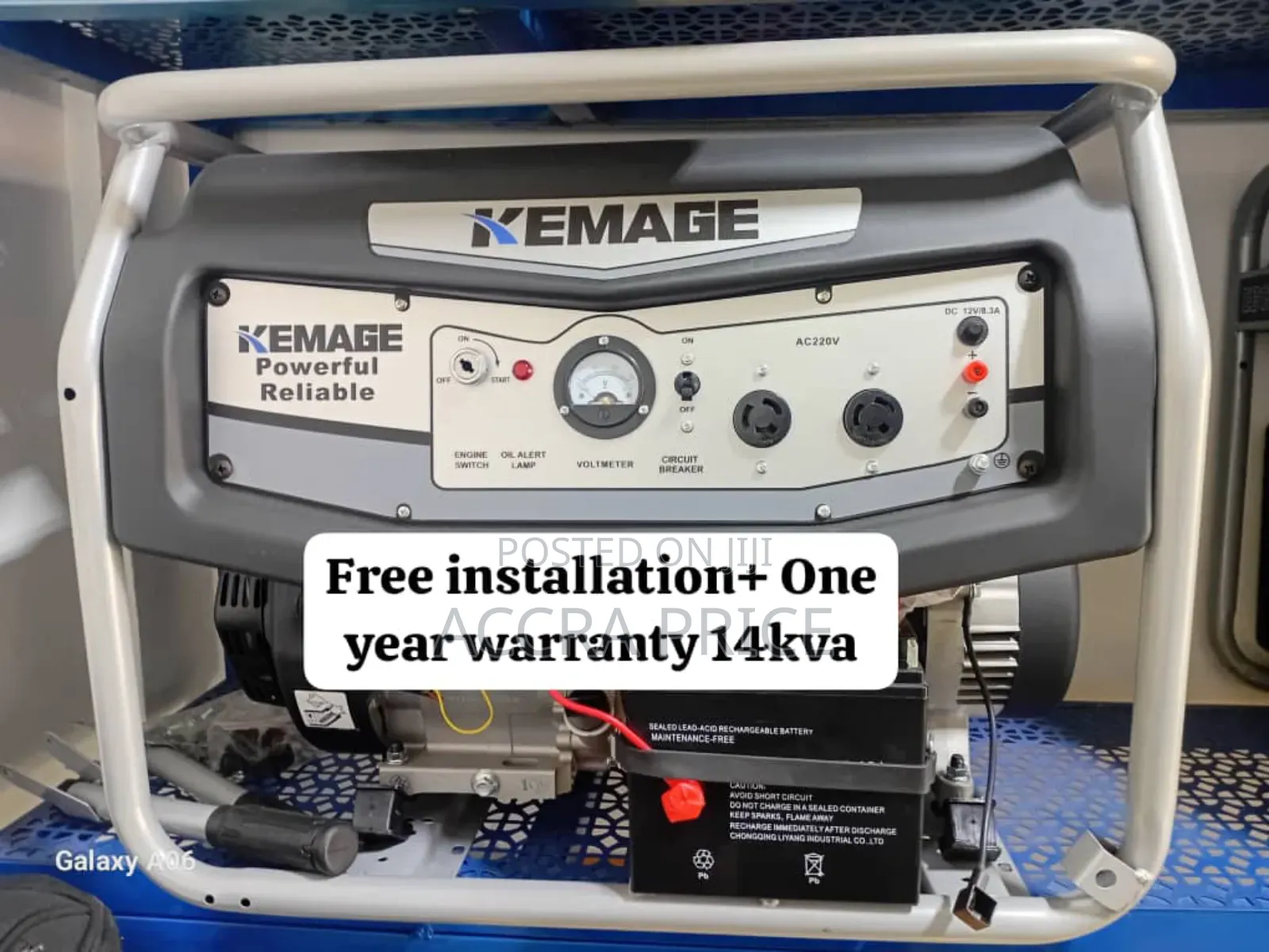 Smooth Power Delivery 14kva Diesel Genset Kemage Genset Uk