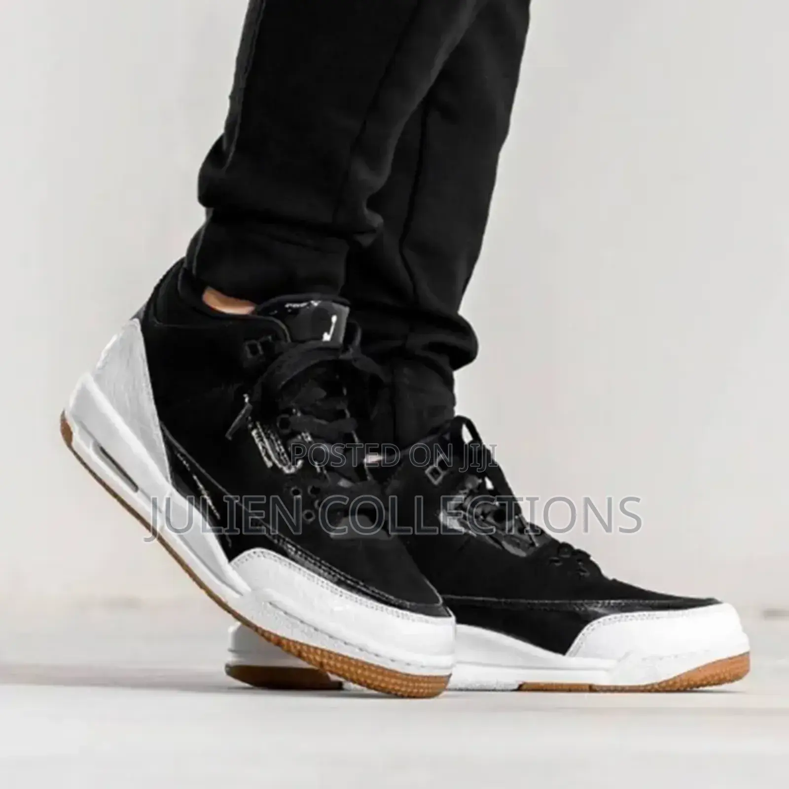 Jordan 3 Retro Gs Black and White