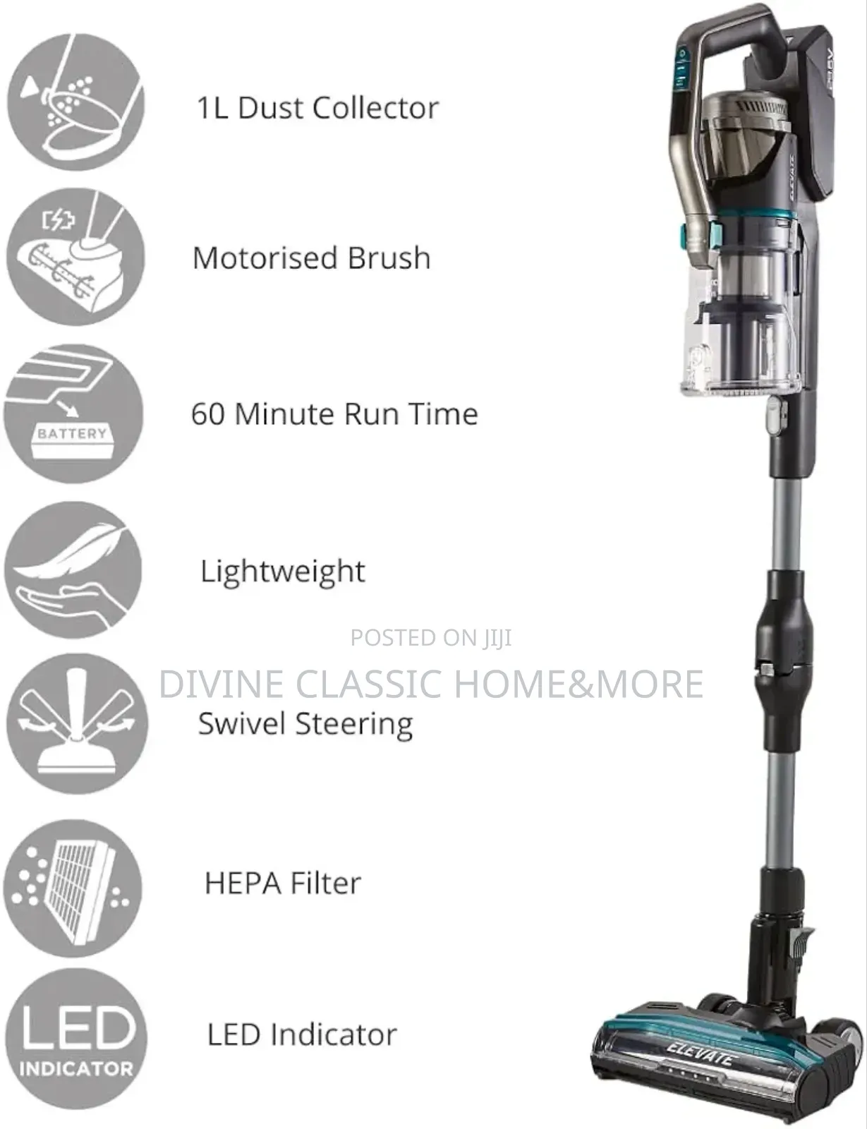 Swan Eureka Elevate Cordless Vacuum Cleaner