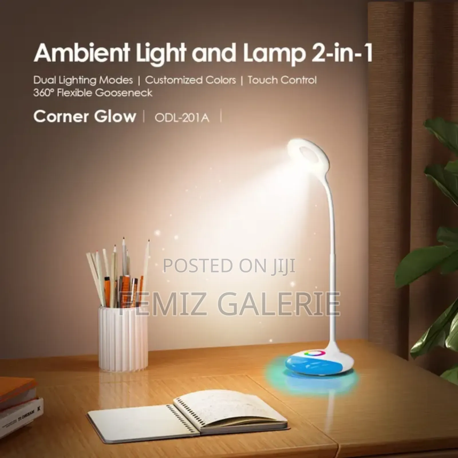 Oraimo Cornerglow 5w RGB Ambient Light Desktop Lamp