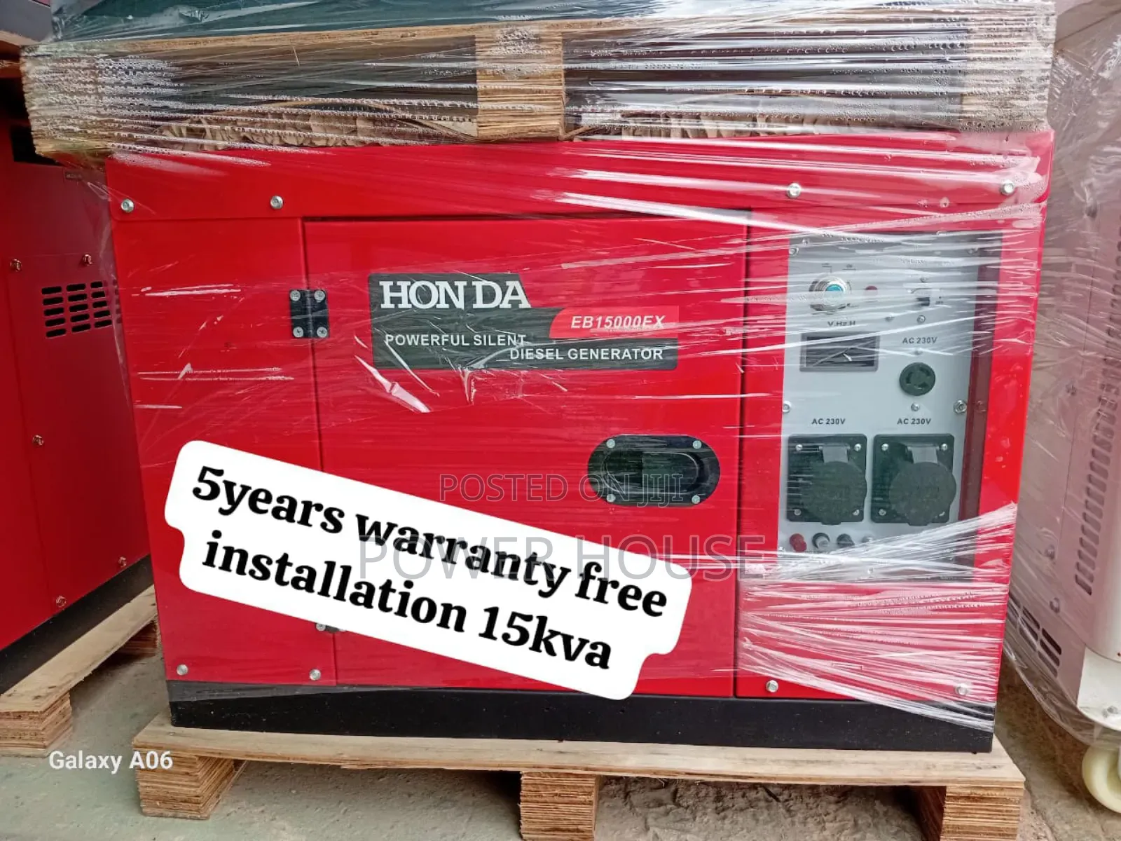 Noble Baae Honda Diesel 16500watts 15kva 16500watts 15kva