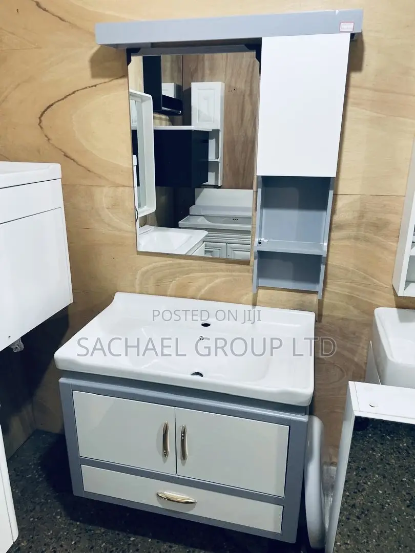 Hanging Cabinets Basin With Mirror