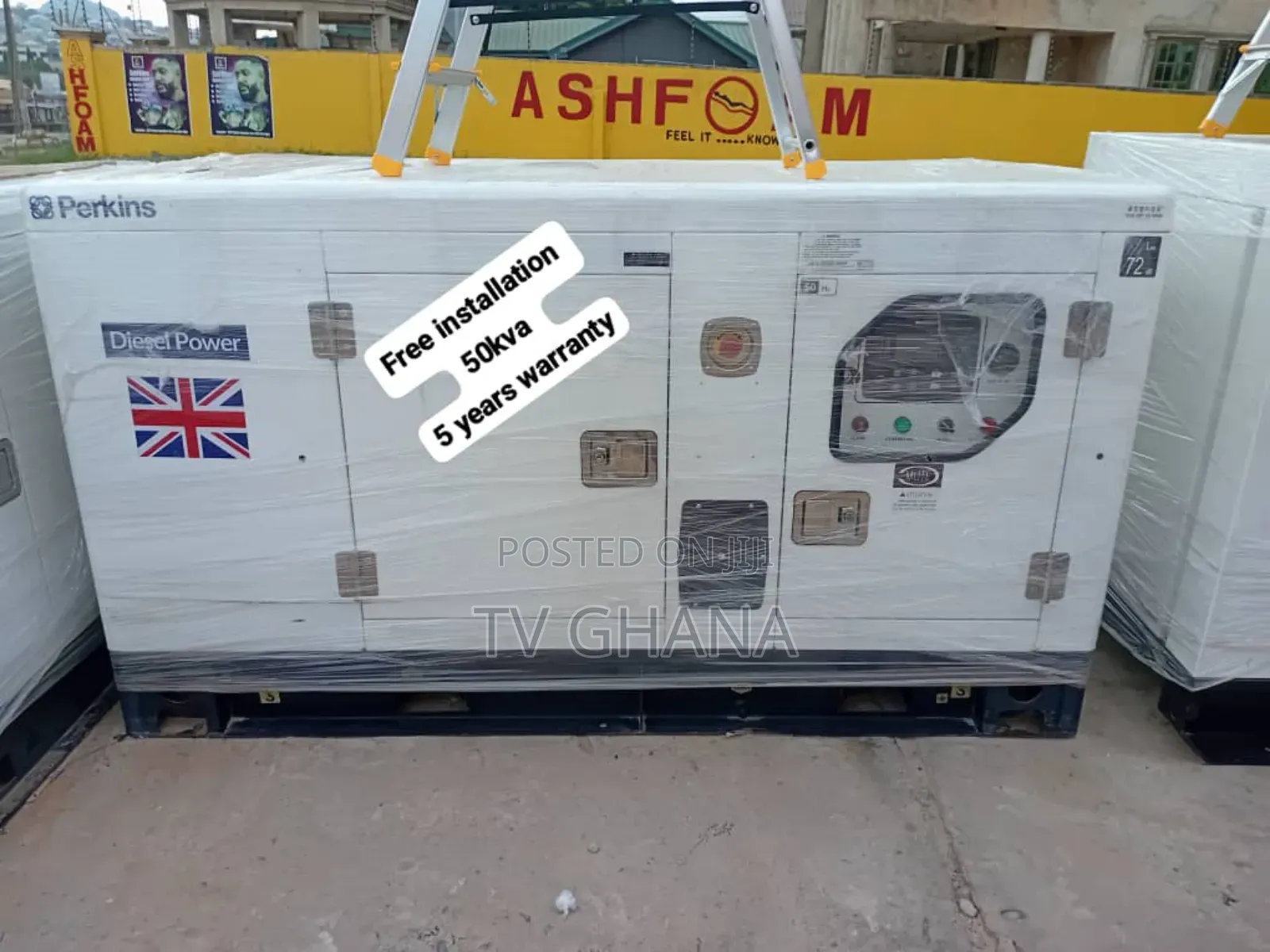 Fusioncharge 50kva Silent Perkins 50kva Diesel