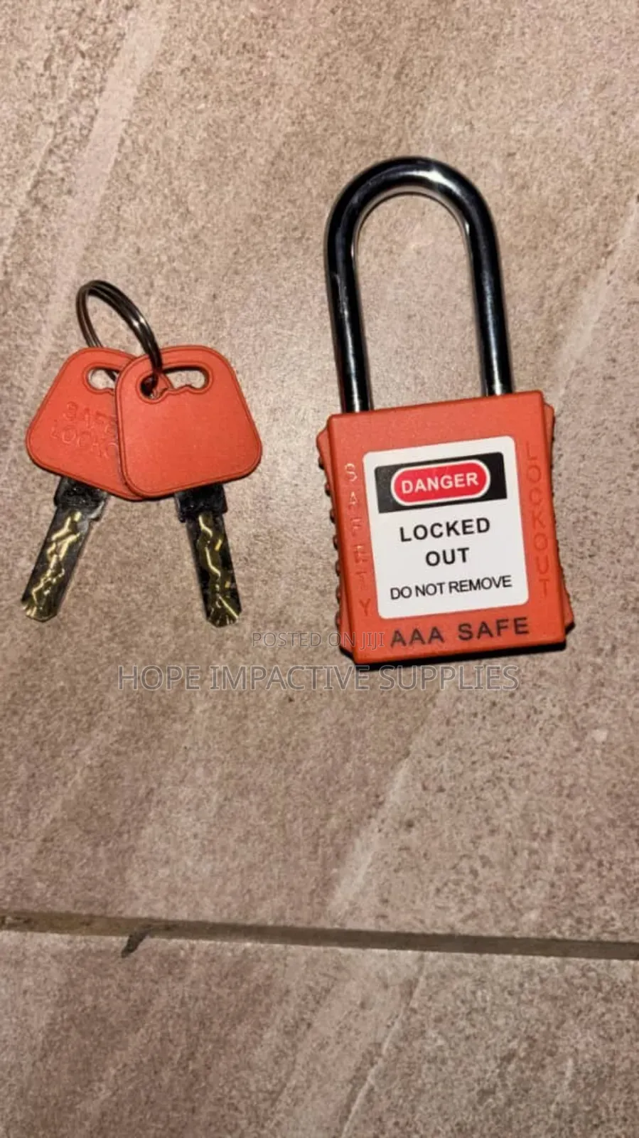 Safety Padlocks - Different Colours Available.