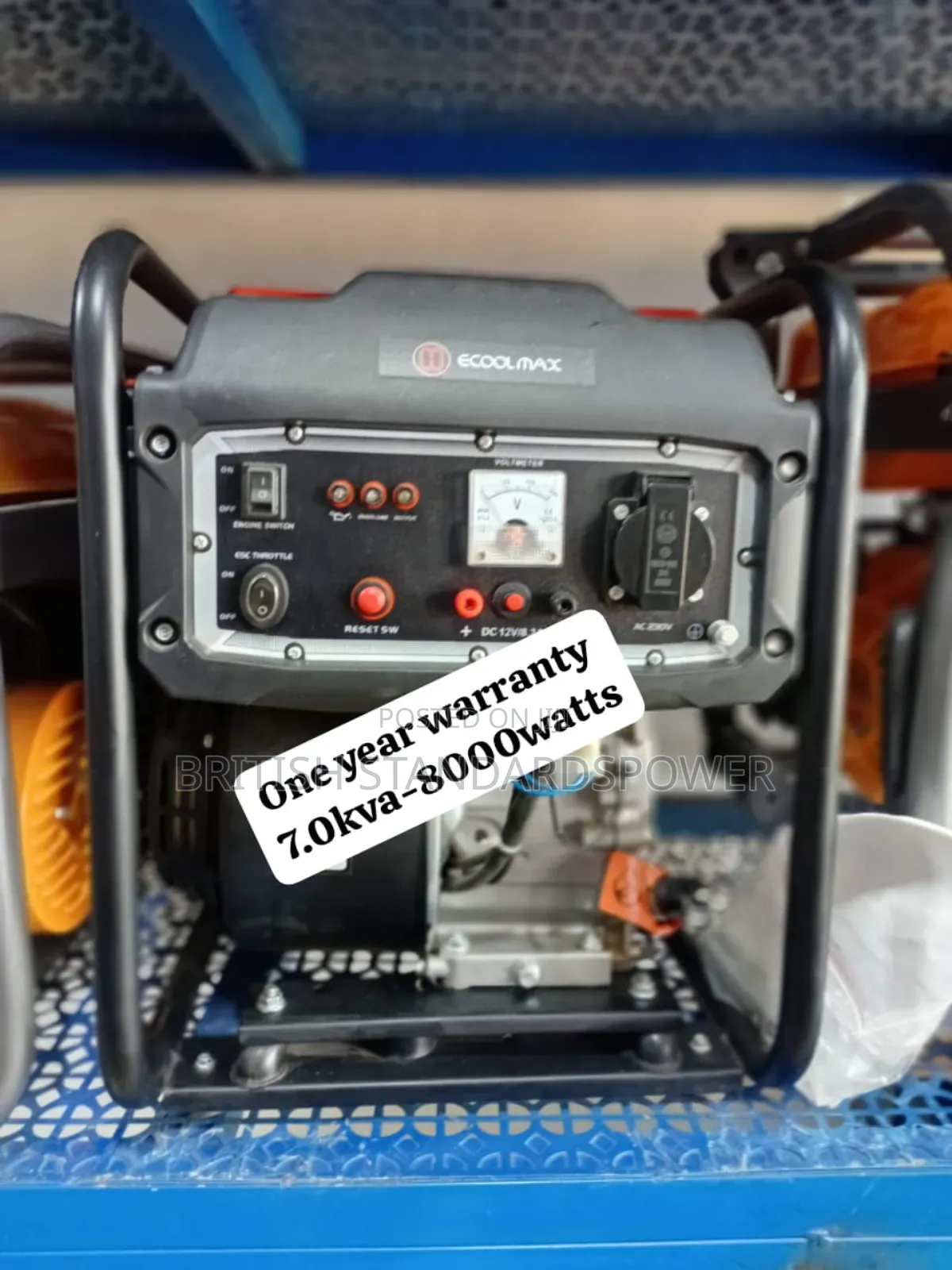 Ecoolmax Inventer 7.0kva Petrol Generator Set Inventer