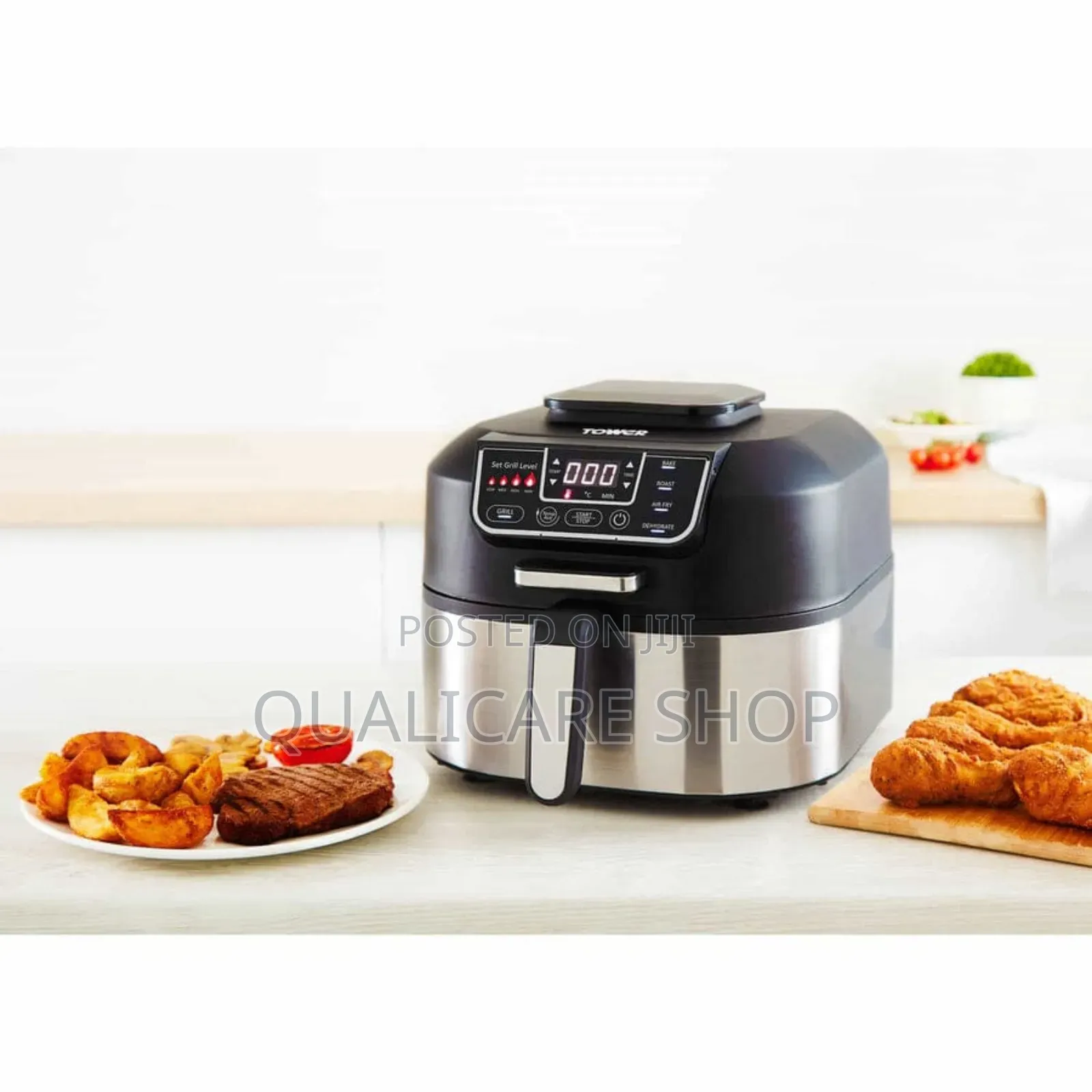 Tower 5 in 1 Air Fryer 5.6l Smokeless Grill 1700w