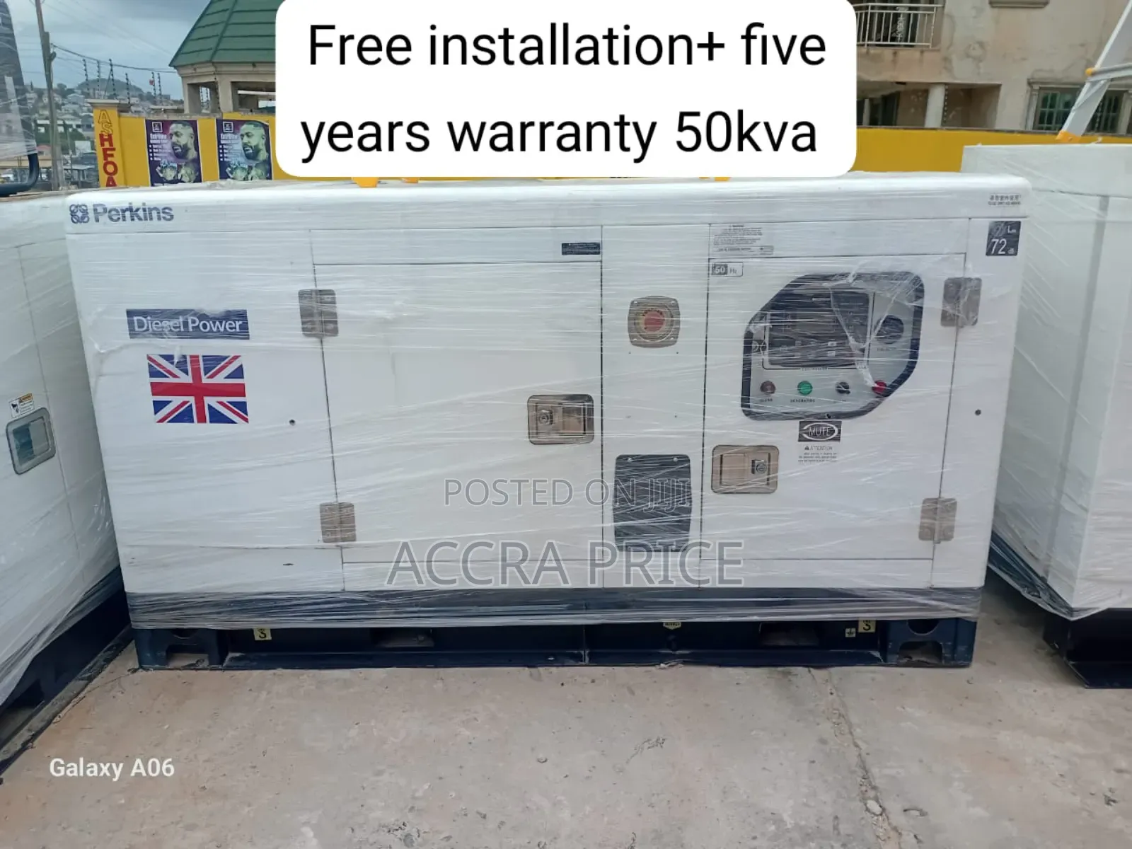 Powering Progress 50kva Perkins Diesel 50kva Genset 45kw