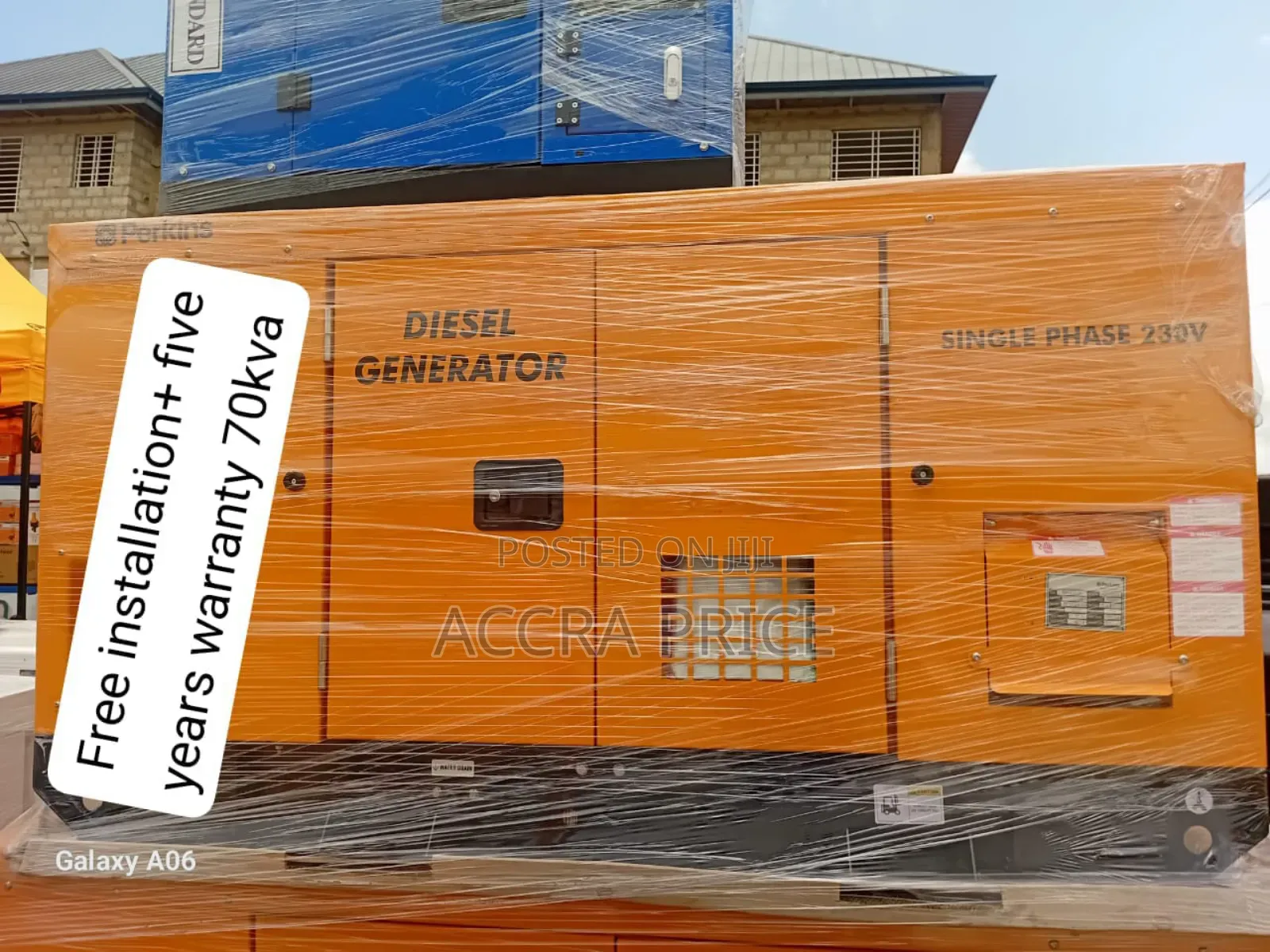 Efficient Energy Power 70kw Diesel Perkins Generator 70kw
