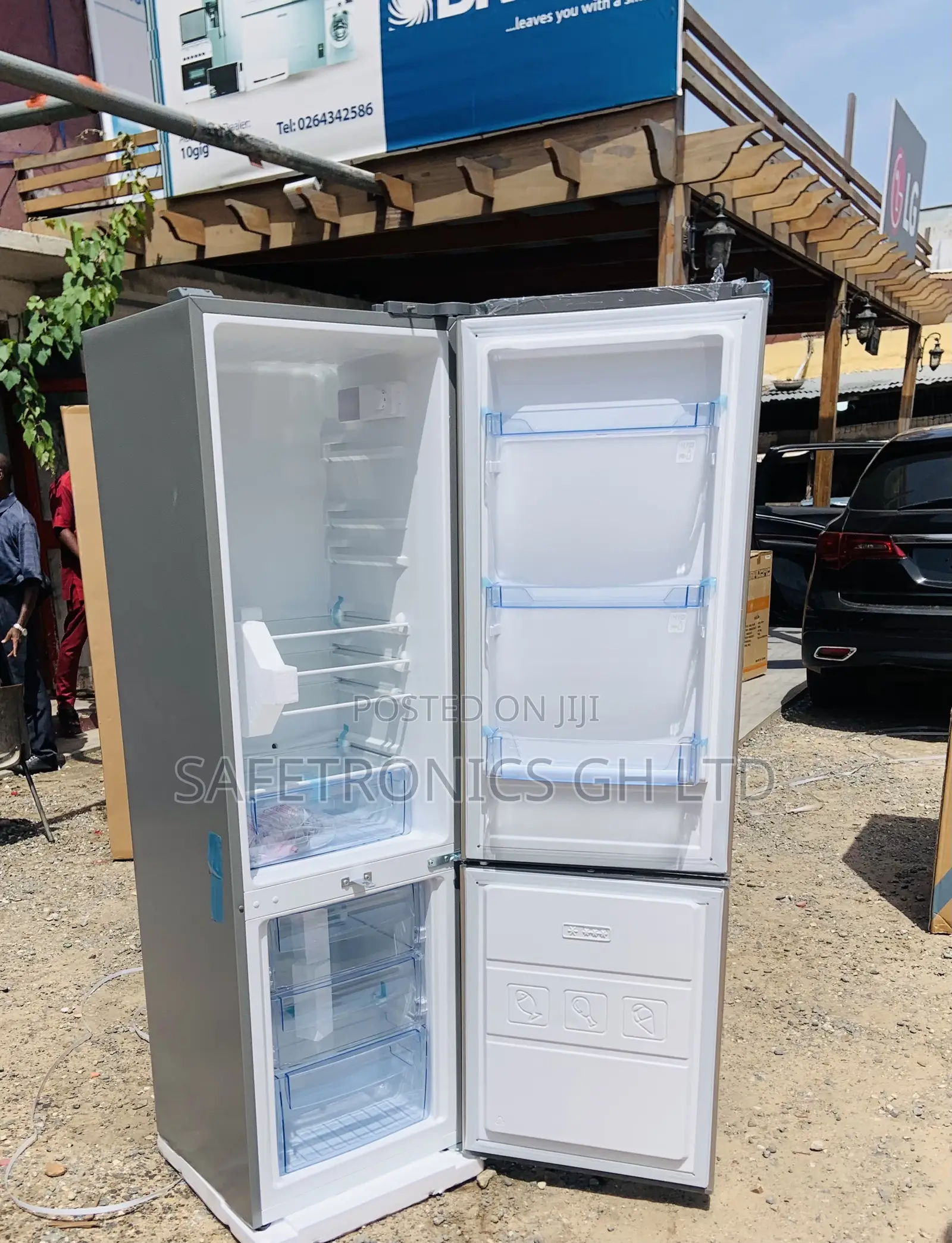 Correct Good Bottomfreezer Pf-406 Grey Bottomfreezer Fridge