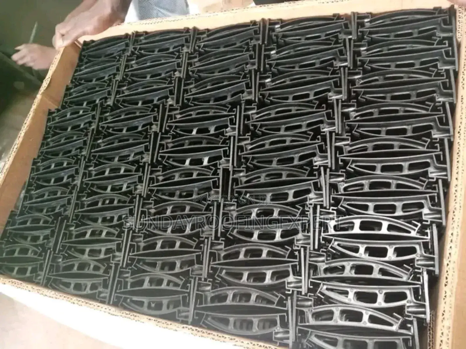 Black Gutter Accessories System
