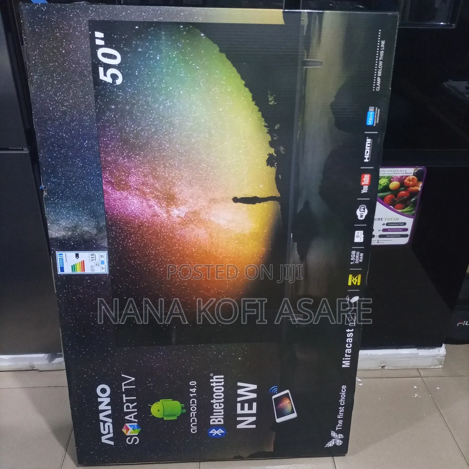 Asano 50inch Tv Android 14