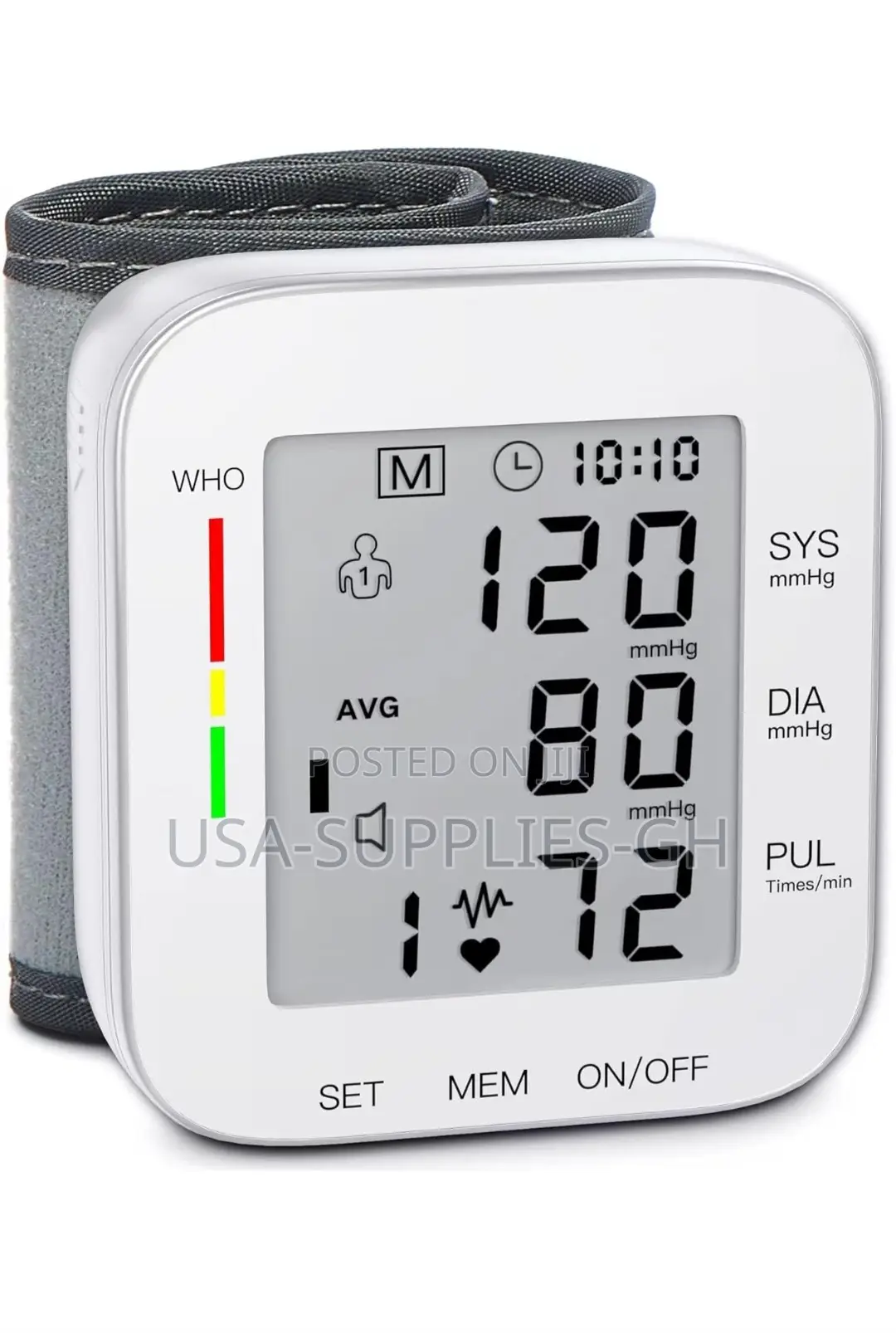 Mmizoo Wrist Blood Pressure Monitor With Voice Broadcast